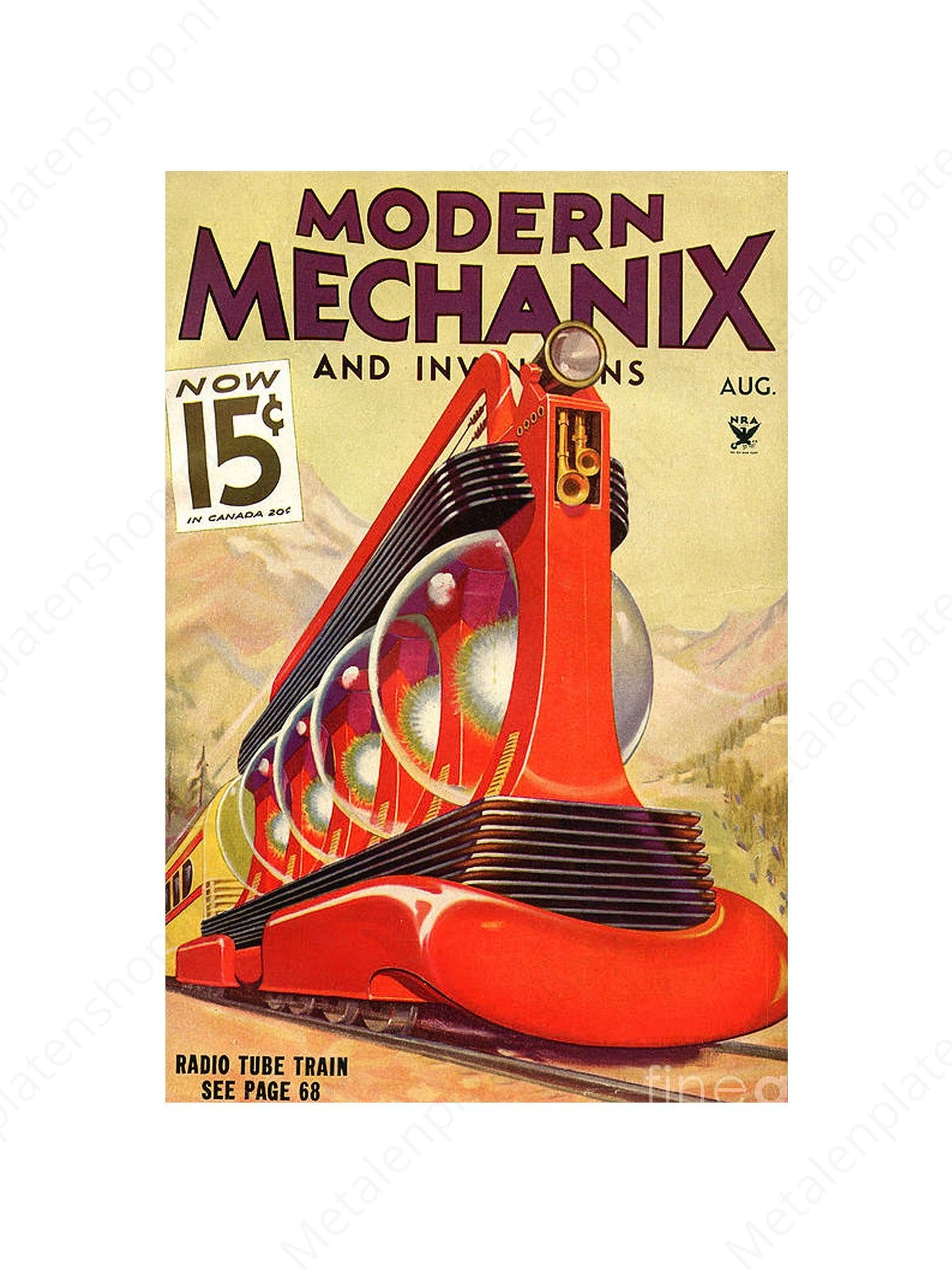 Modern Mechanix - Radio-U-Bahn