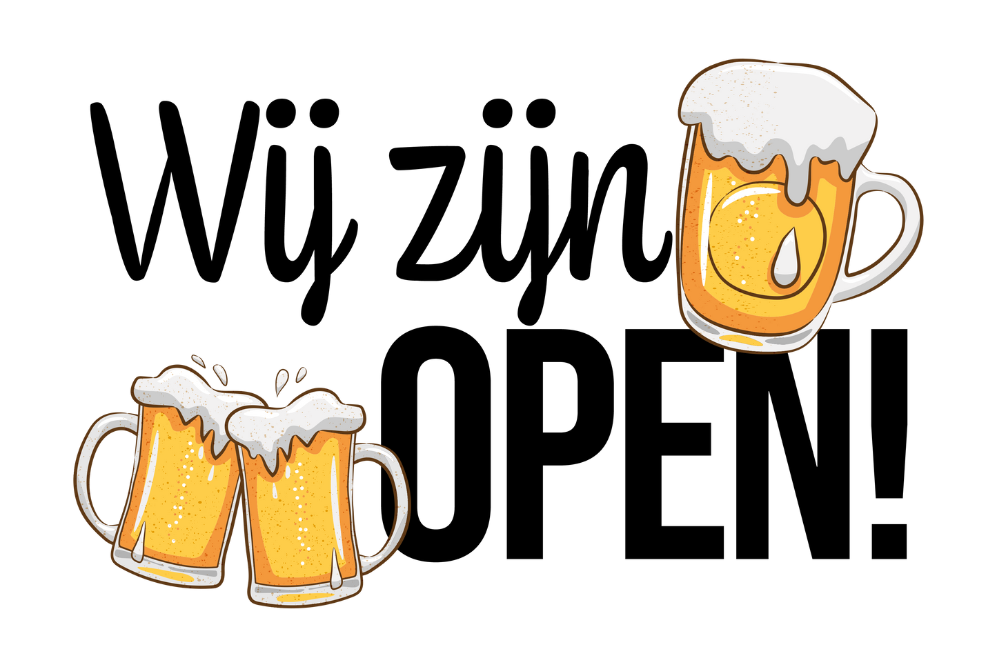 Wij zijn open - Bier