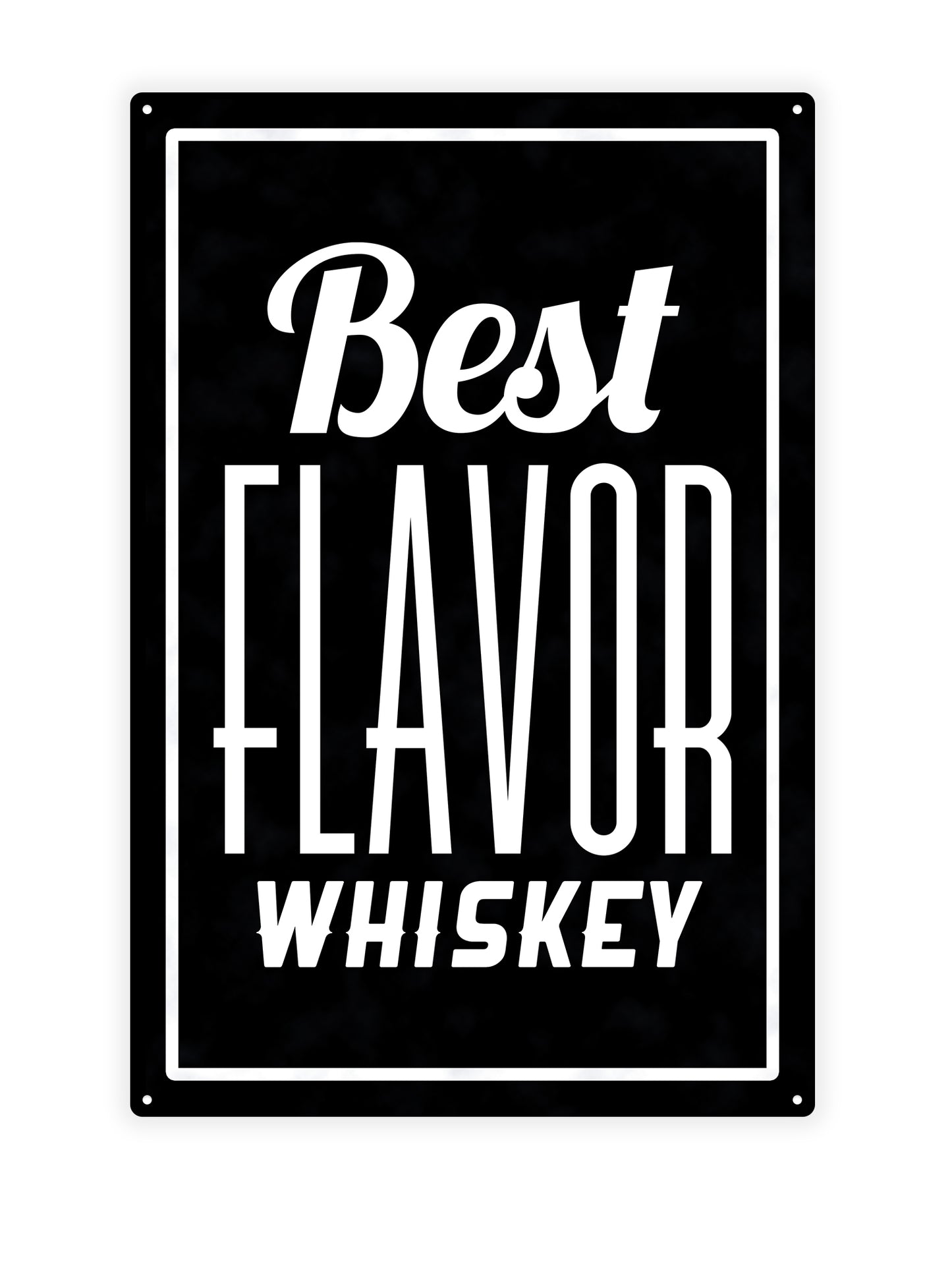 Whisky mit dem besten Geschmack - Café-Schild