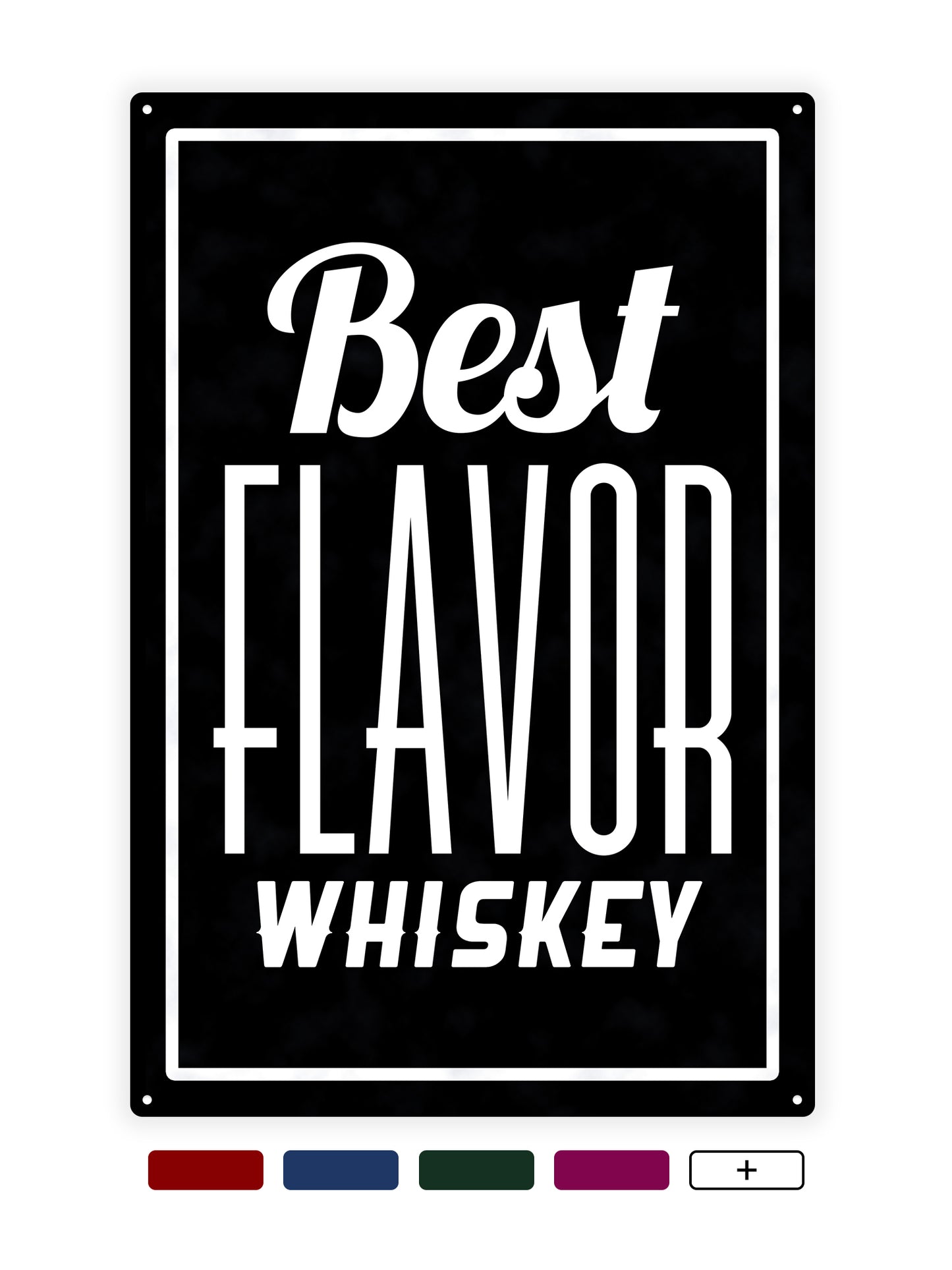 Whisky mit dem besten Geschmack - Café-Schild
