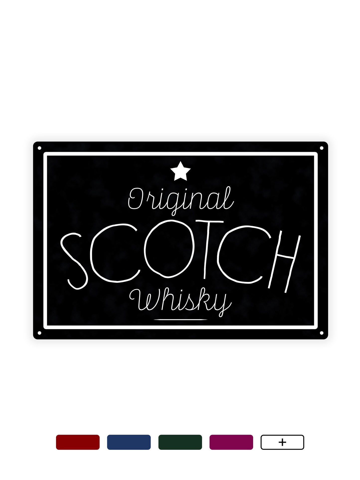 Original Scotch Whisky - Café-Schild