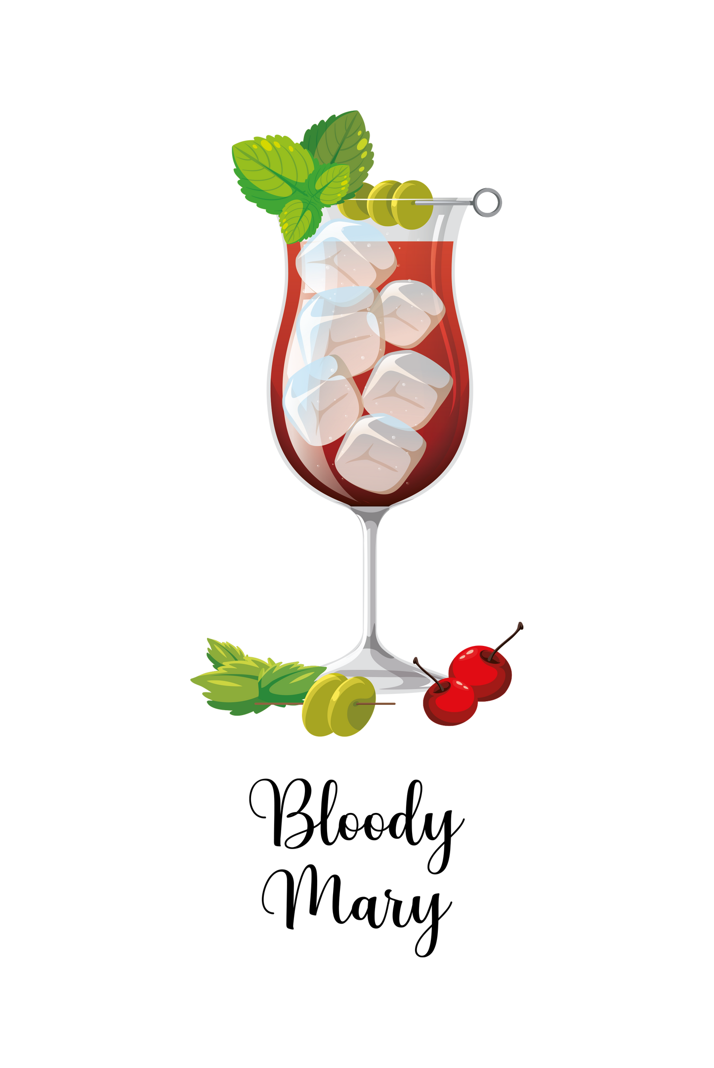 Bloody Mary - Café-Schild