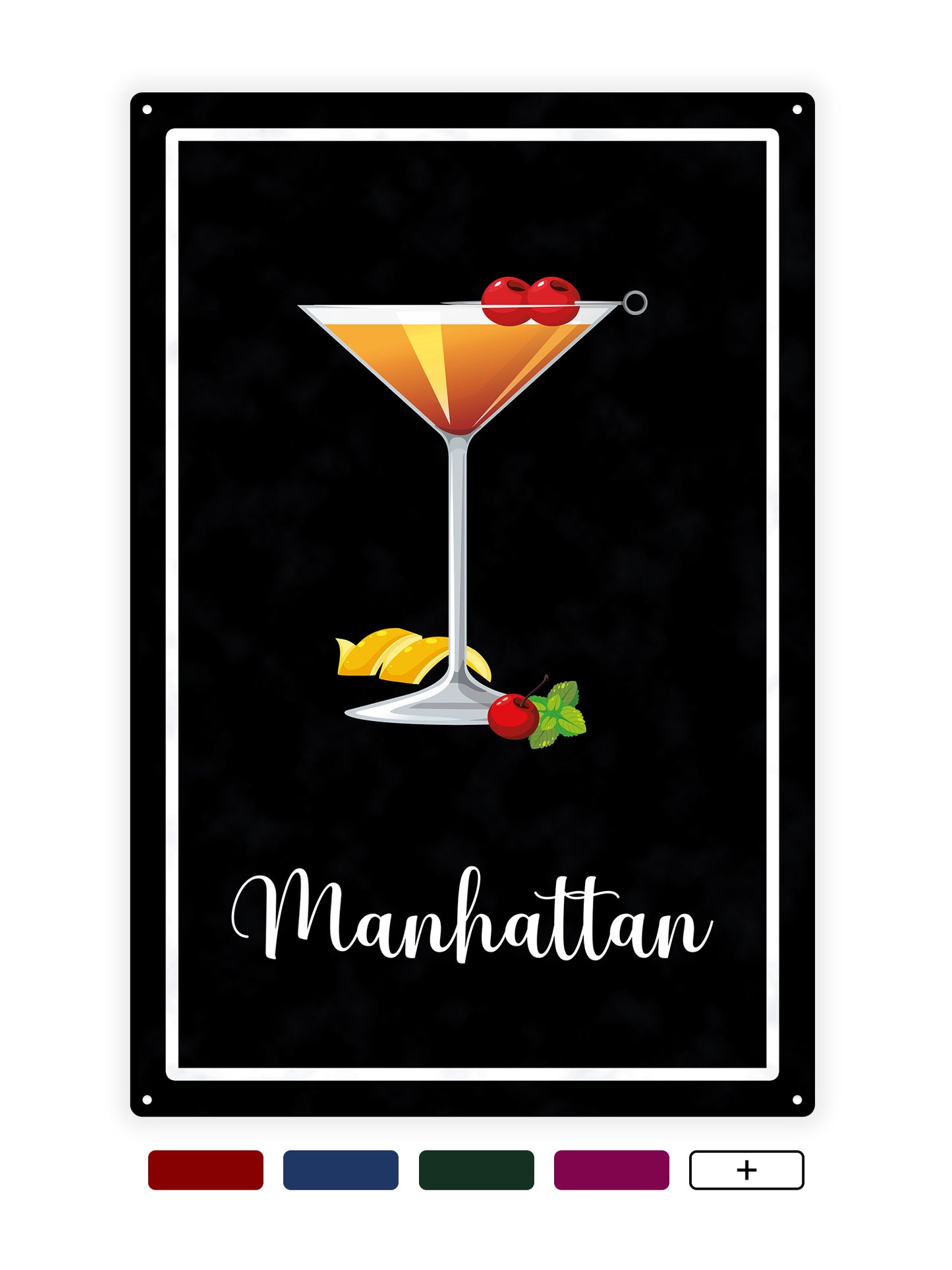 Manhattan - Café-Schild