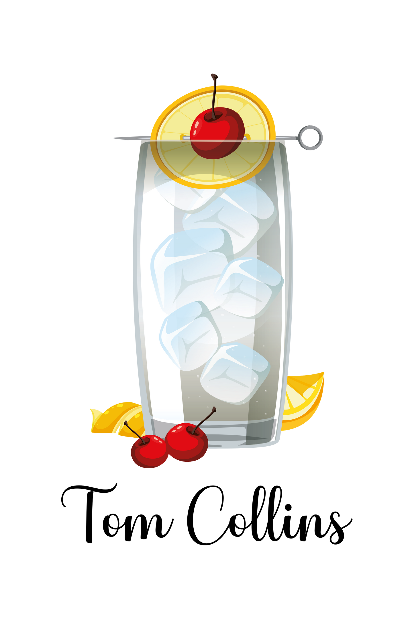 Tom Collins - Café-Schild
