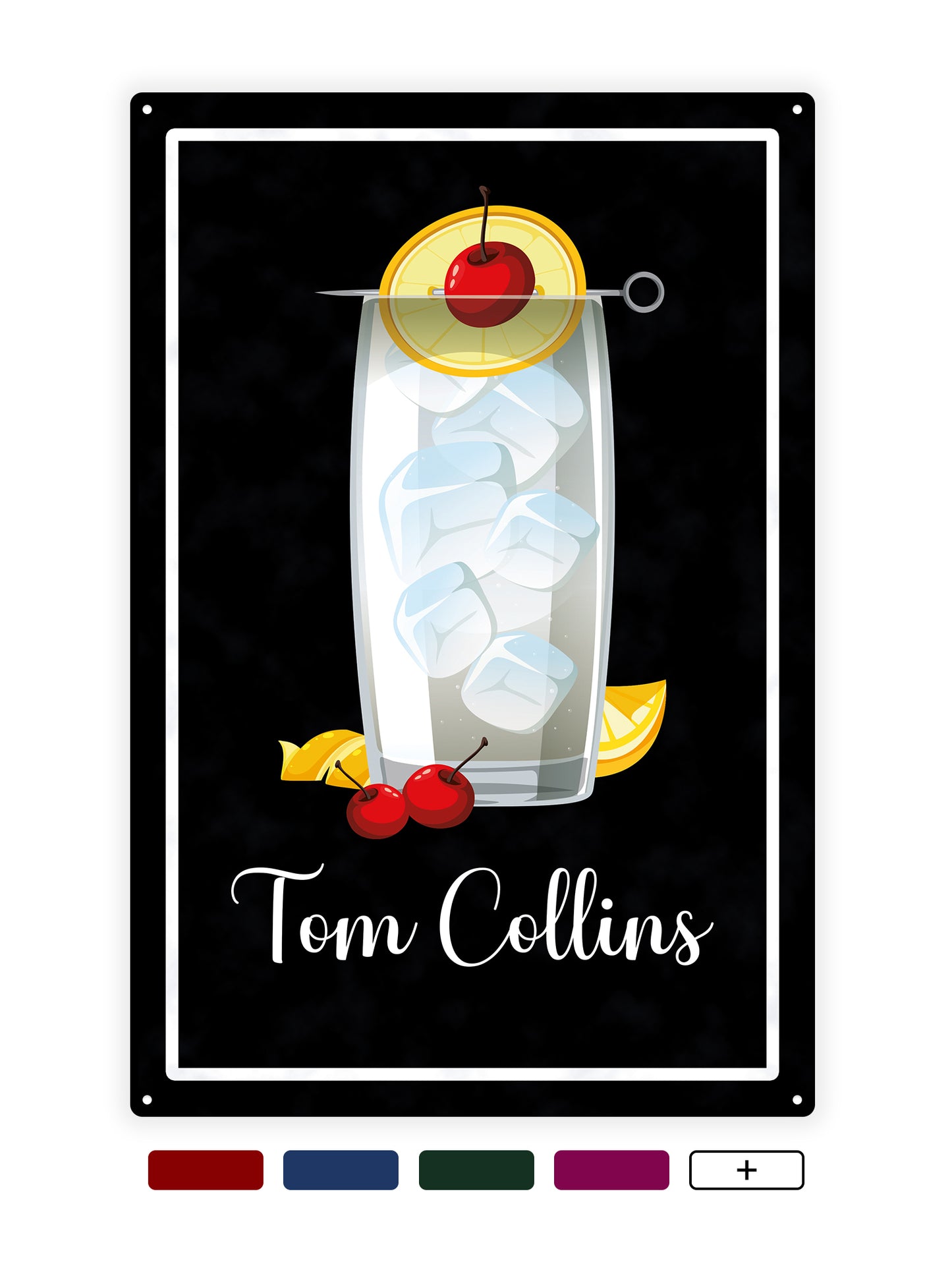 Tom Collins - Café-Schild