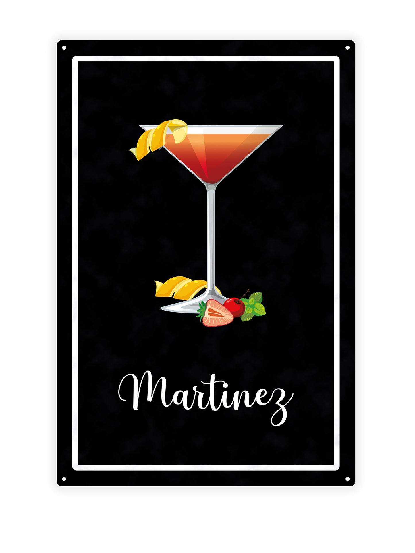 Martinez - Café-Schild