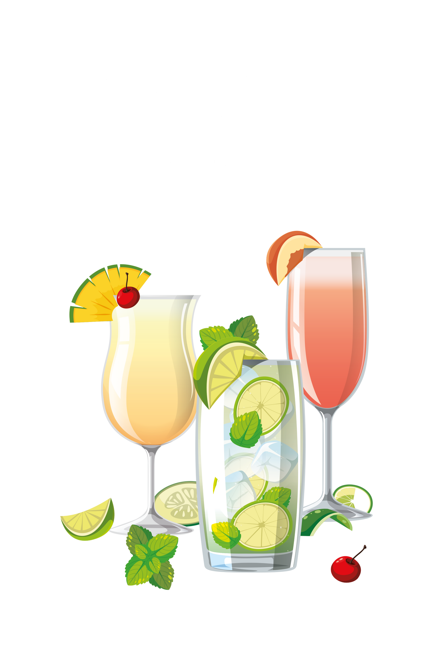 Cocktailkarte zwei - Cafétafel