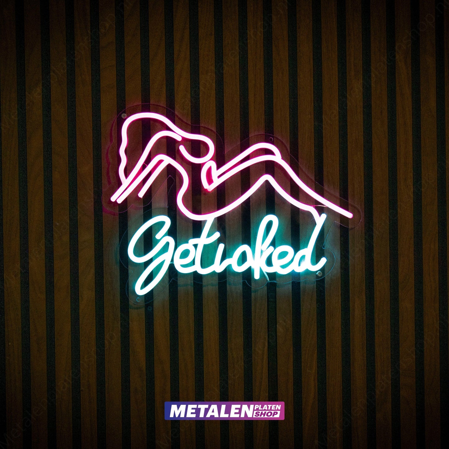 Get Naked - Neonschild - LED
