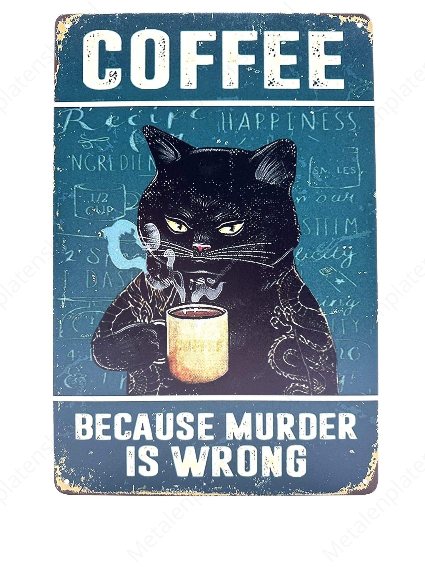 Coffee - Metal Wall Sign