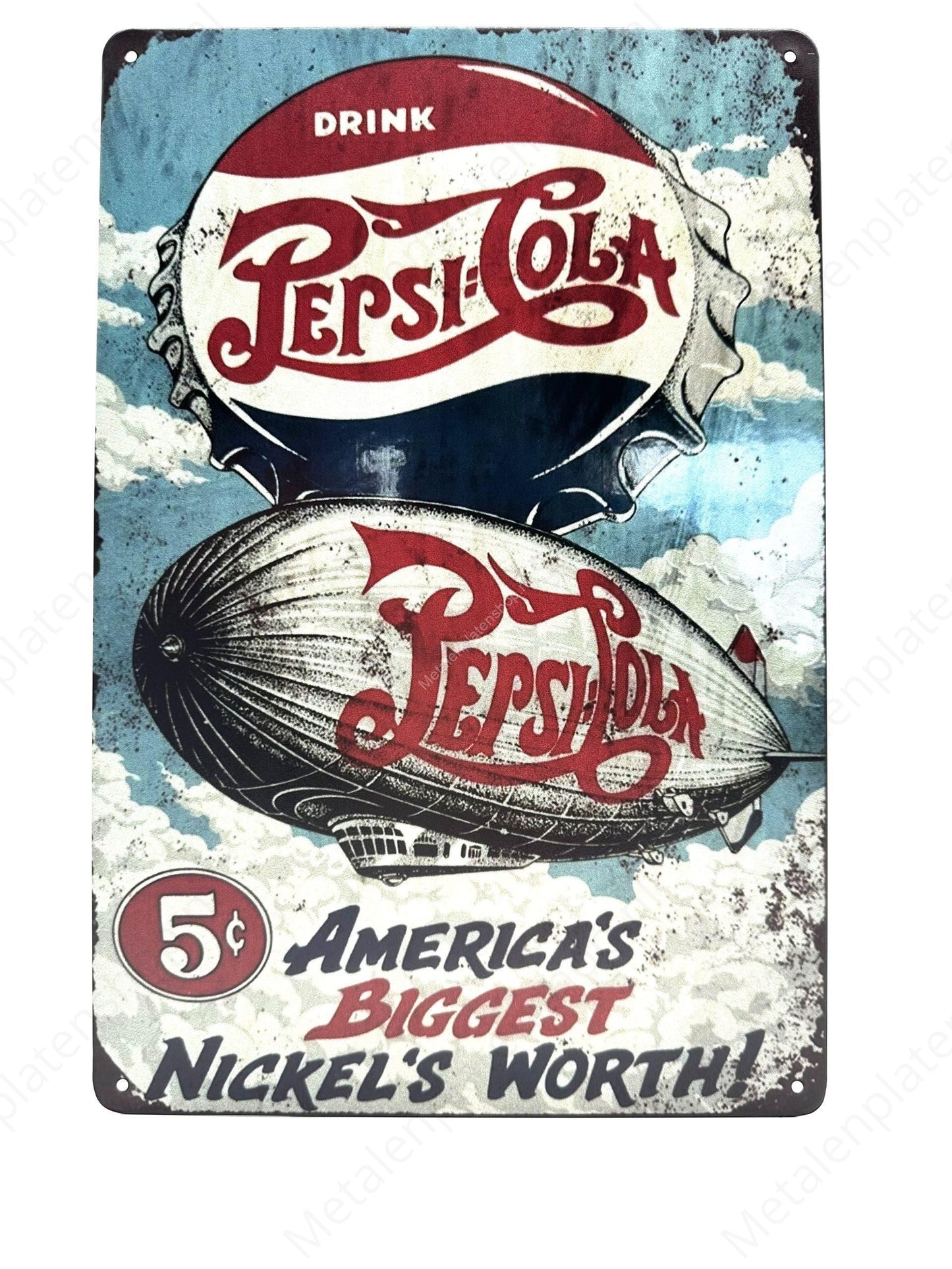 Pepsi Cola – 5 Cent, der größte Nickel in Amerika!