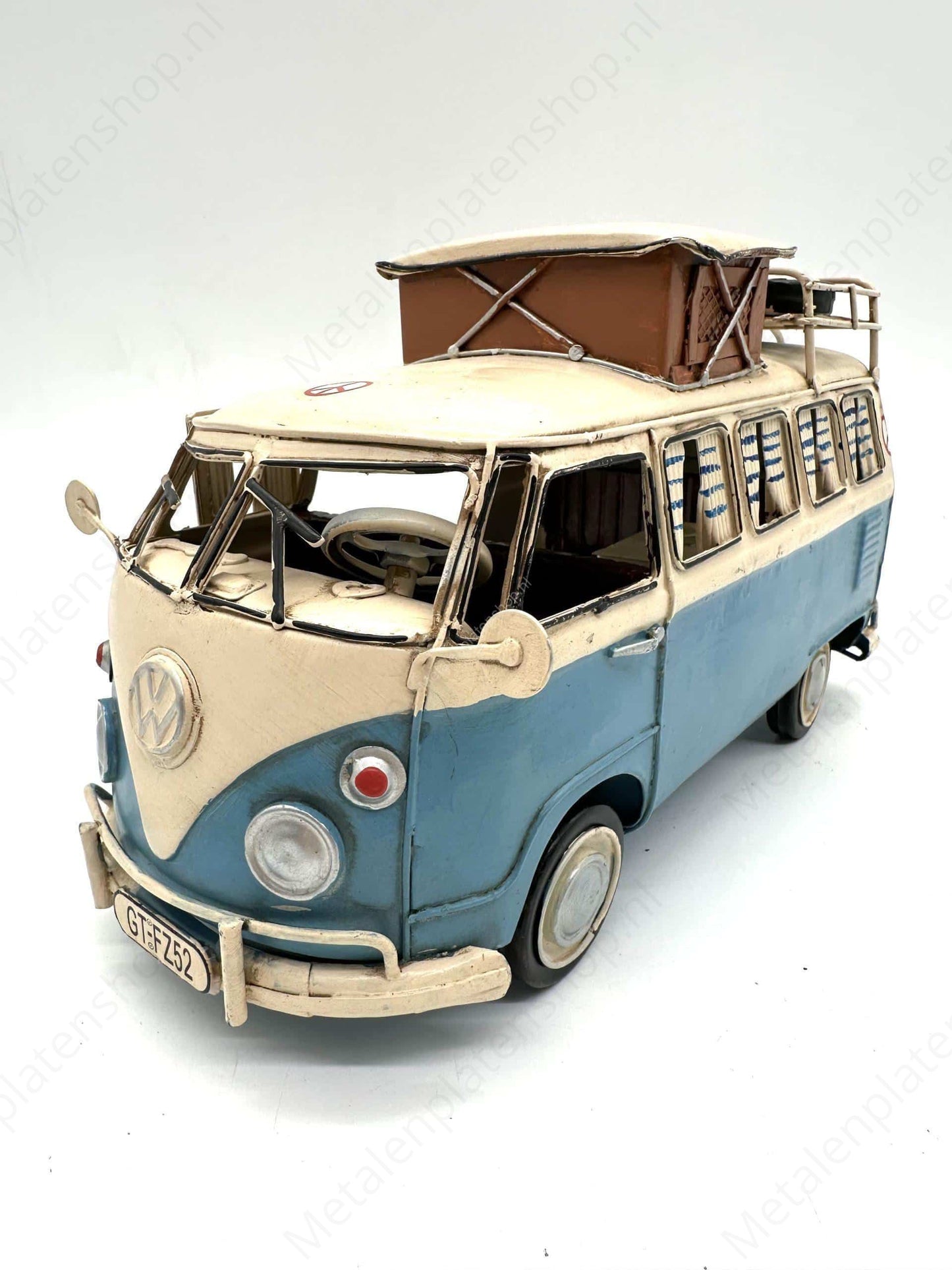 Volkswagen Camperbus - Metal Vehicle Decoration - 25cm