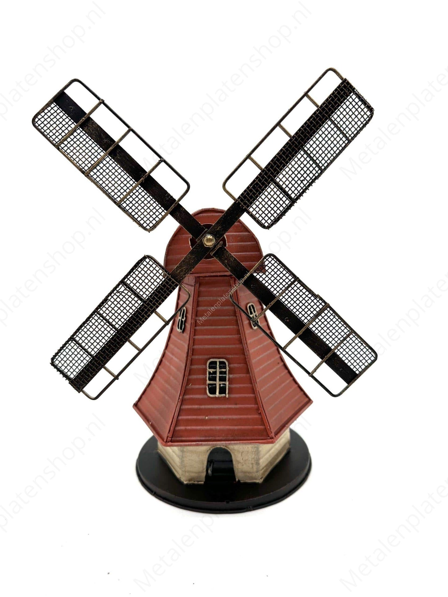 Holländische Mühle – Metalldekoration – 26 cm