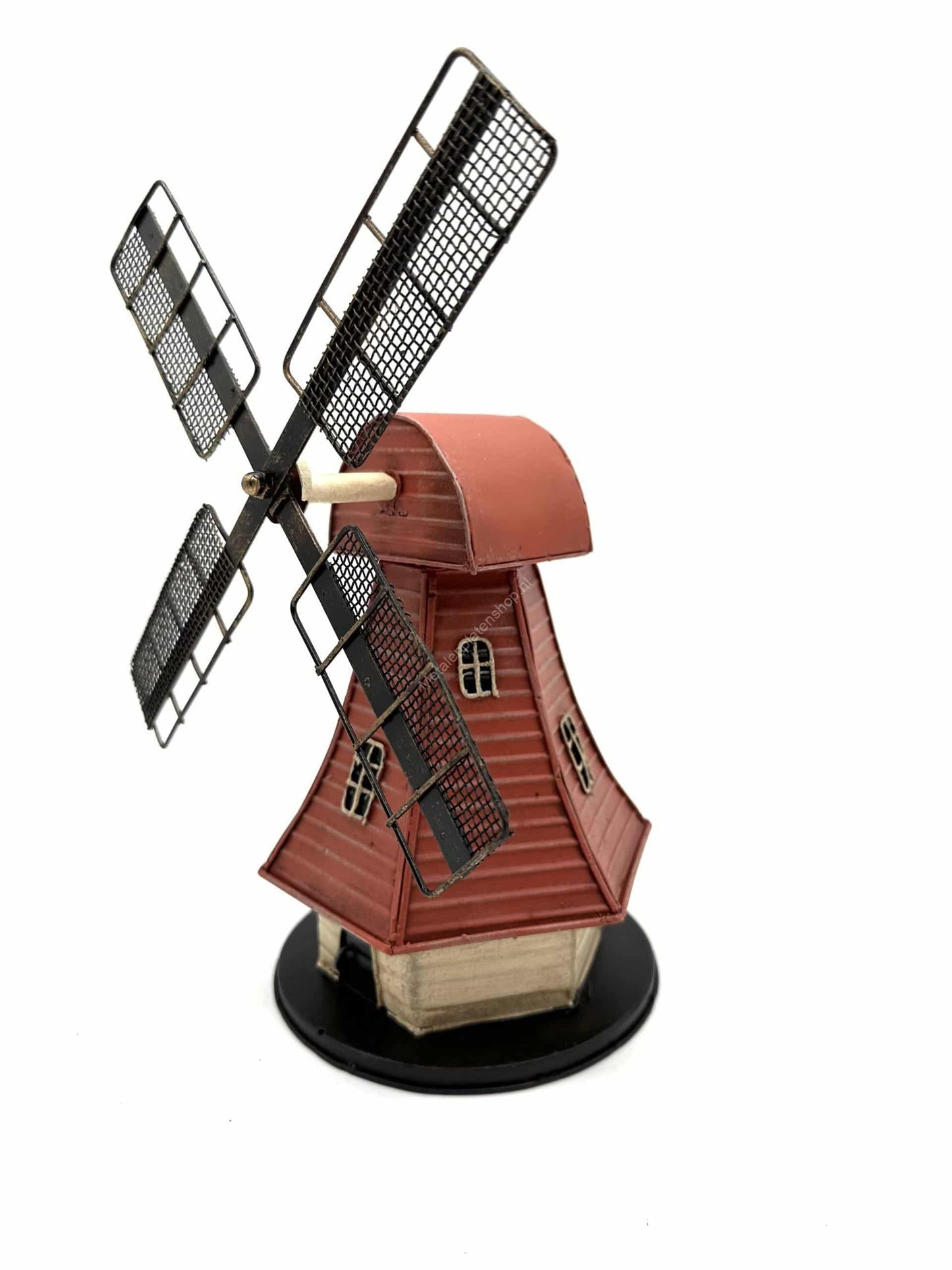 Holländische Mühle – Metalldekoration – 26 cm
