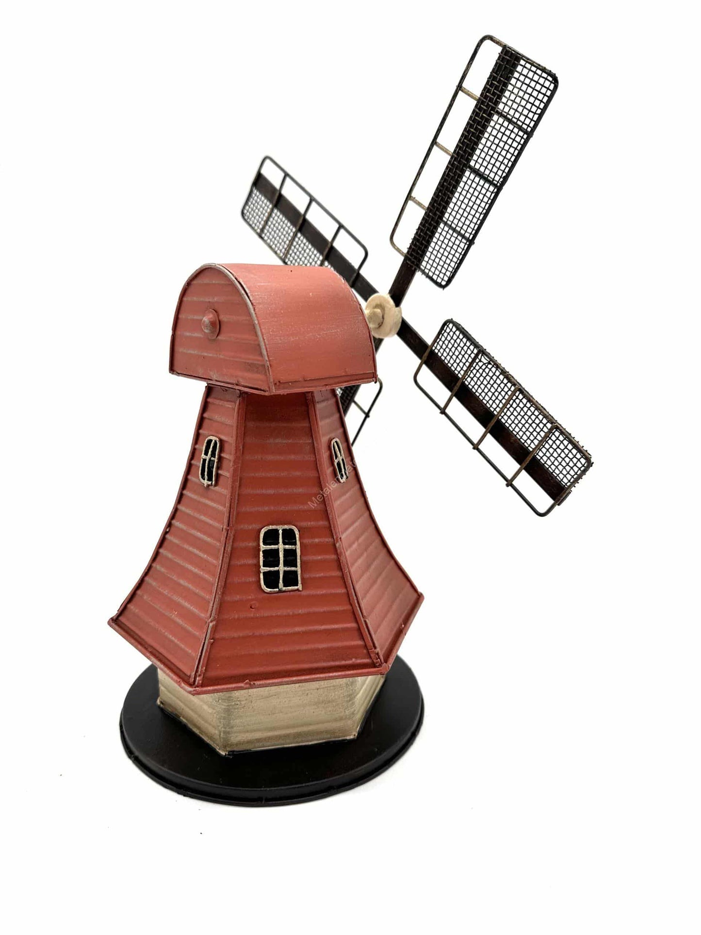 Holländische Mühle – Metalldekoration – 26 cm