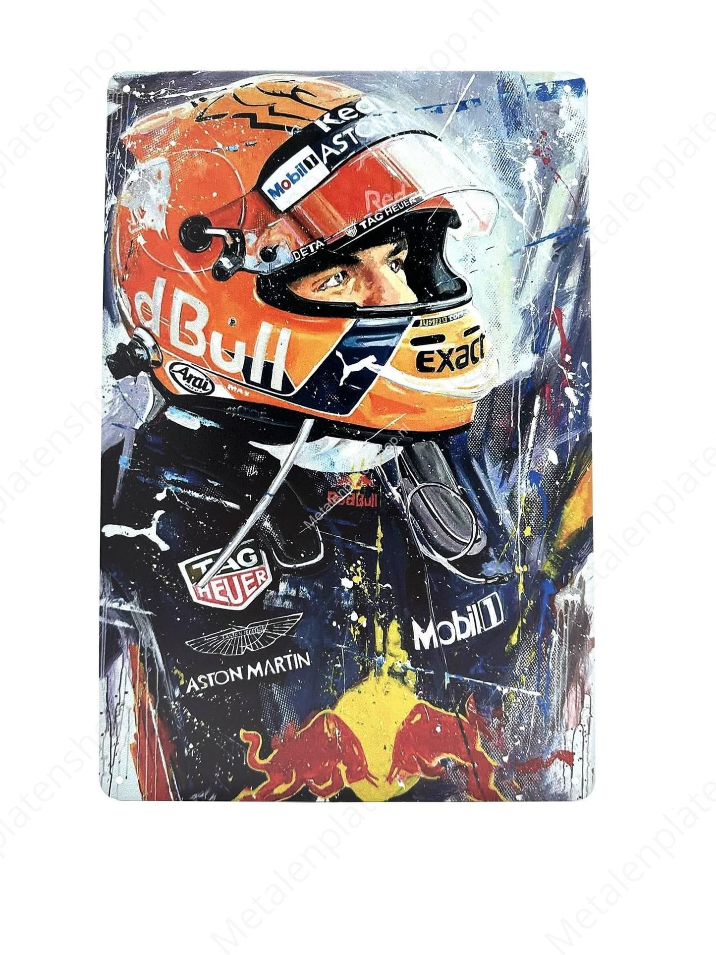 Max Verstappen - Oranger Helm - Formel 1