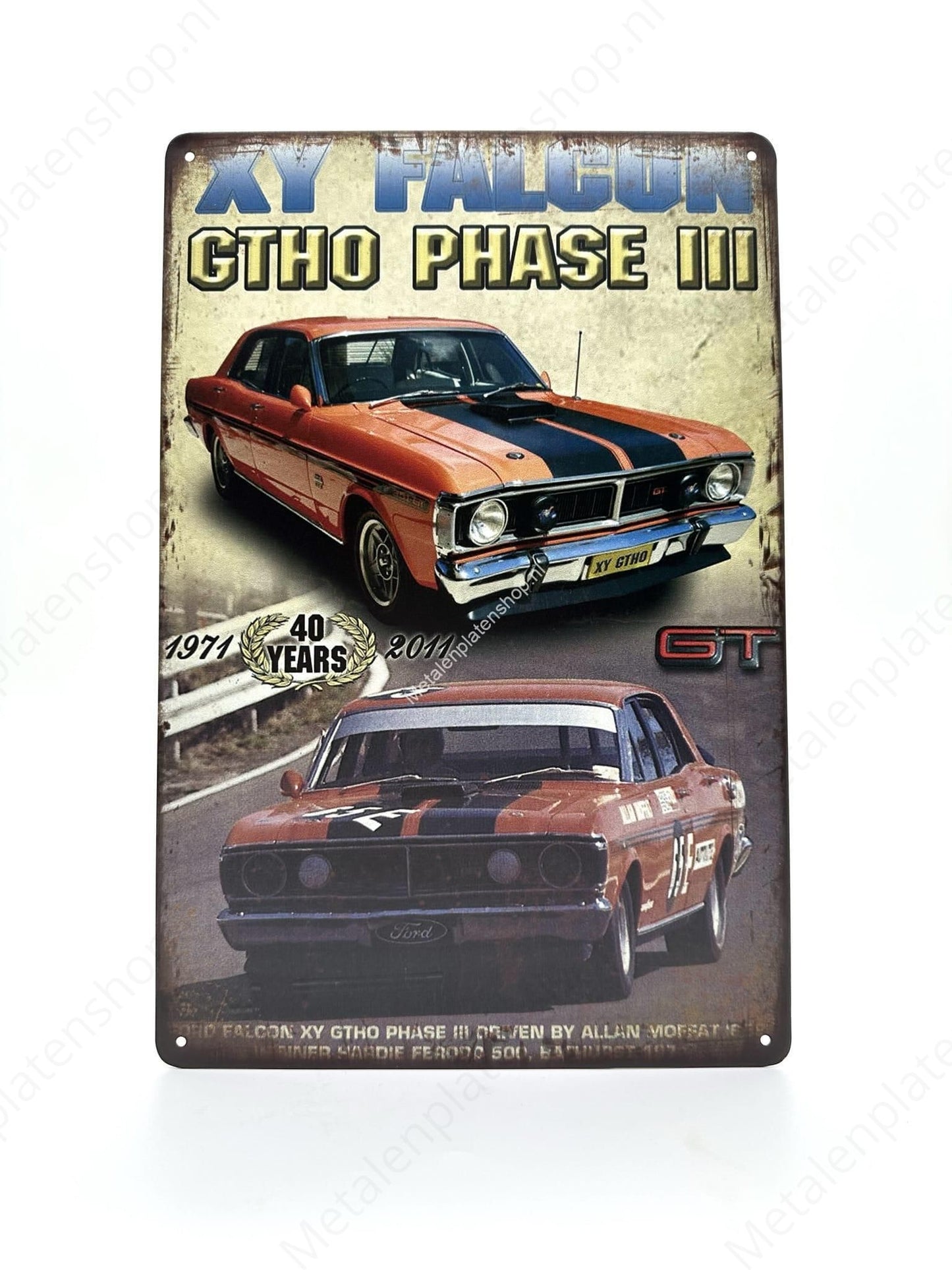 XY Falcon - GTHO Phase III - Car - Metal Wall Sign