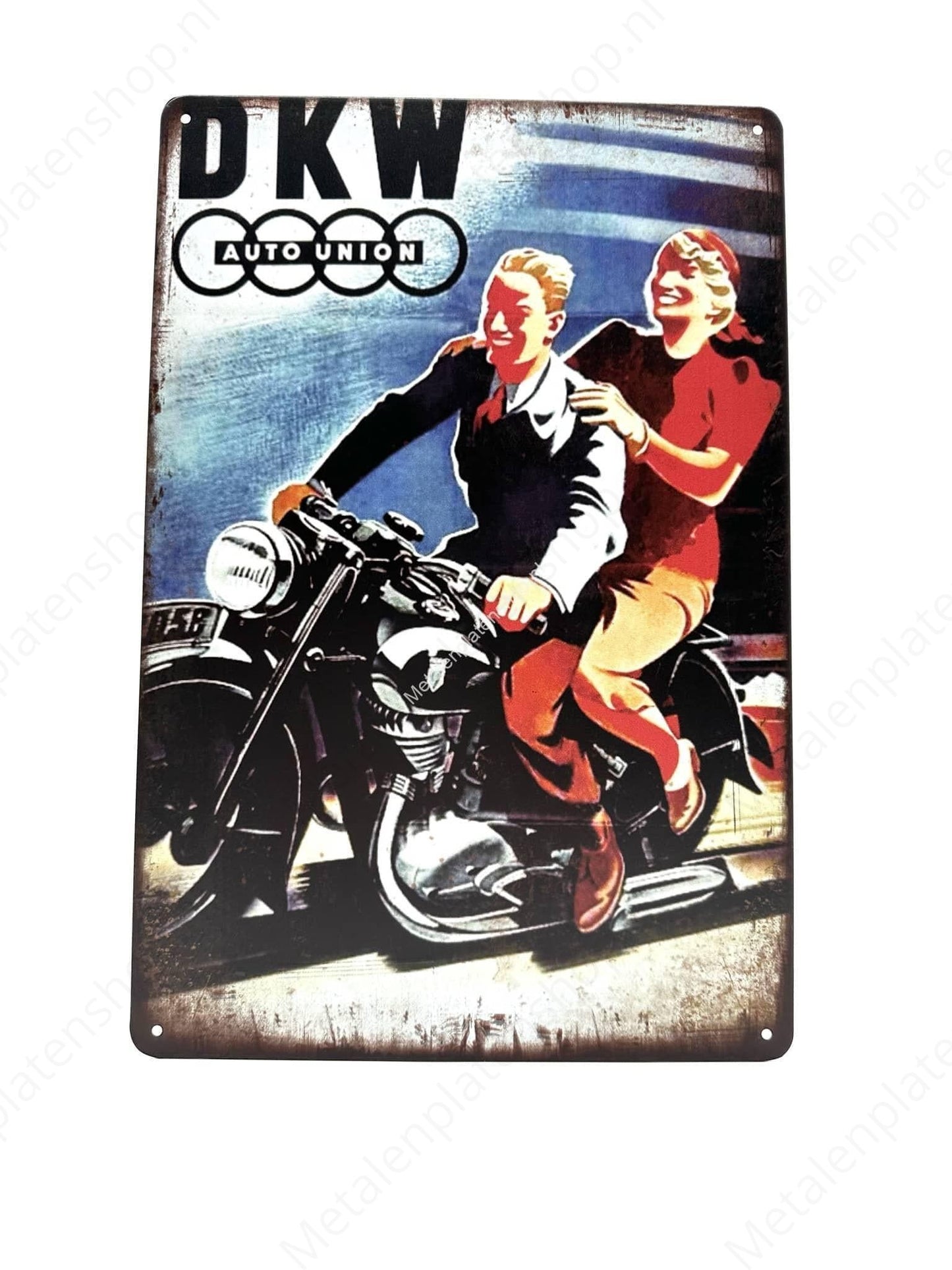 DKW - Auto Union - Motor - Metal Wall Sign
