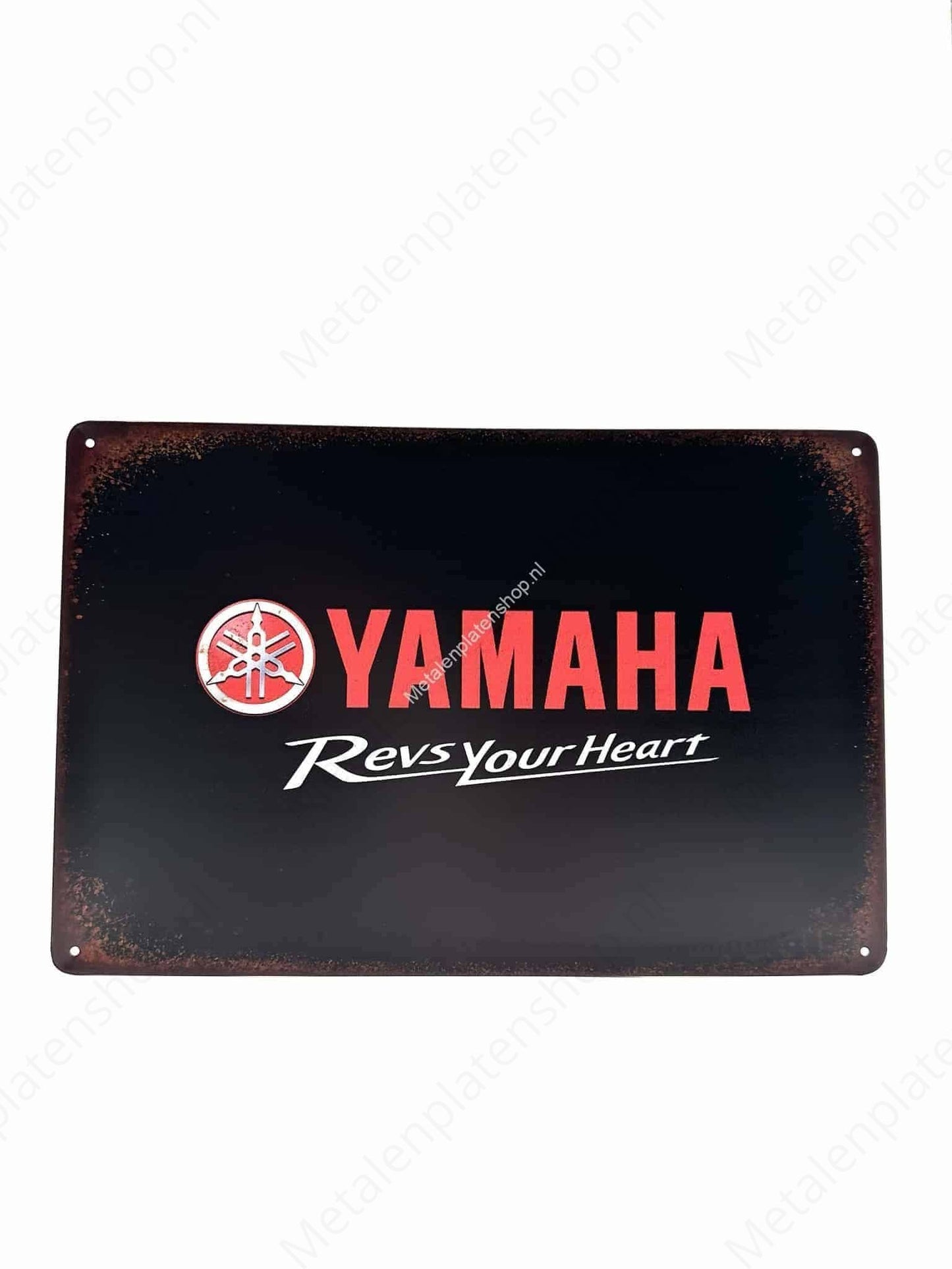 Yamaha - Revs Your Heart - Metal Wall Sign