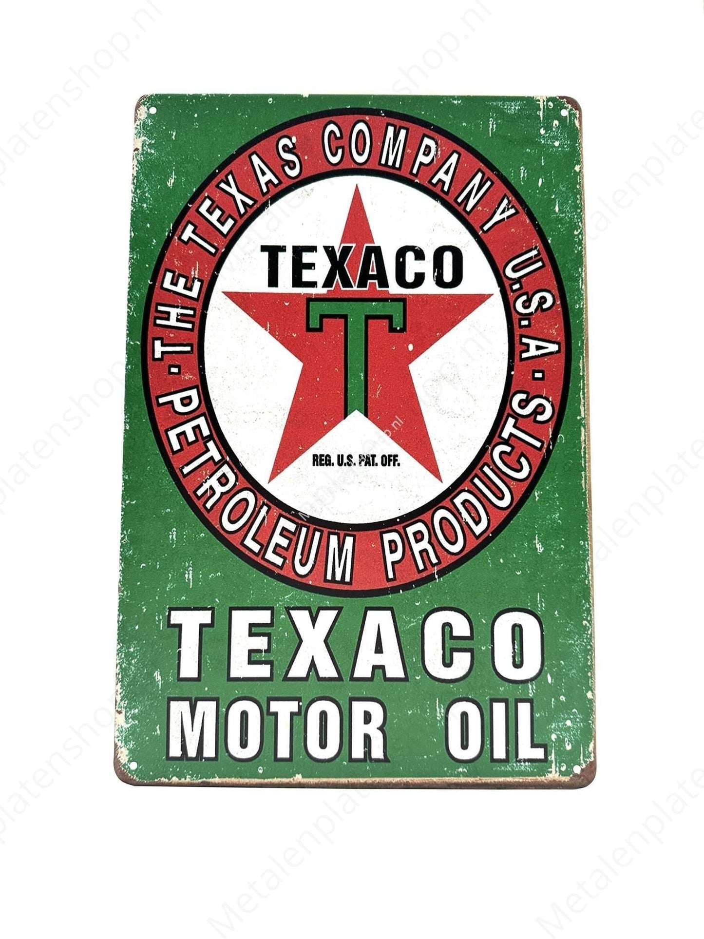 Texaco Motoröl – Grün