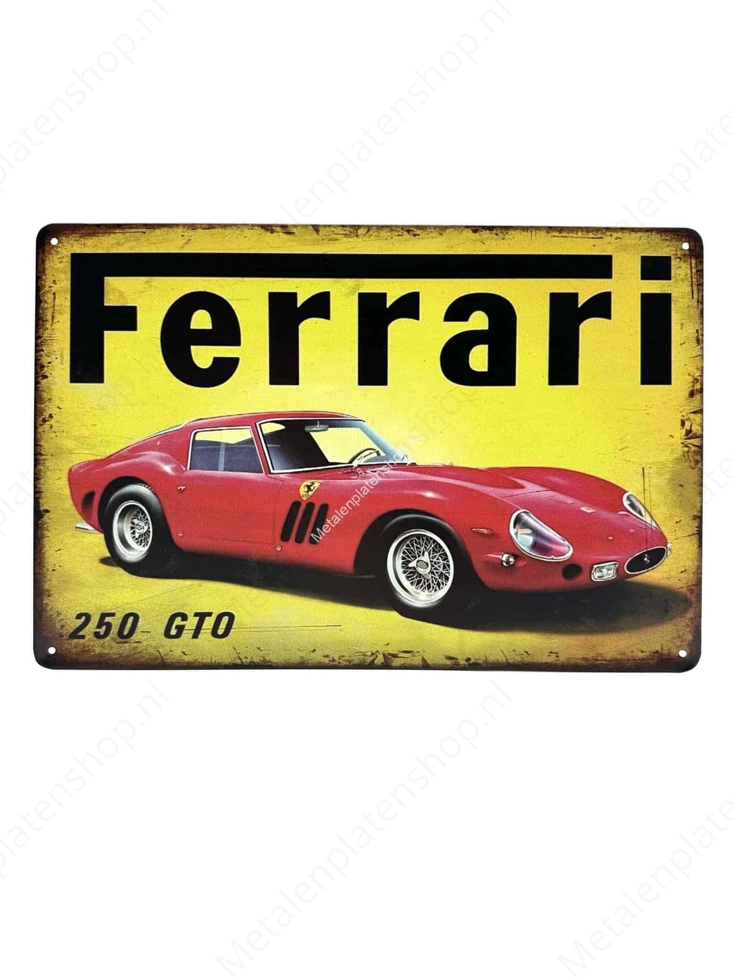 Ferrari 250GTO - Metal Wall Sign