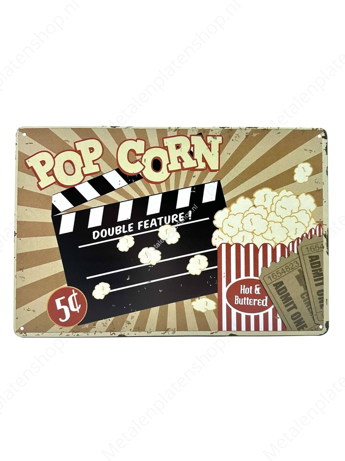 Popcorn – Doppelvorstellung – Heiß & Butter