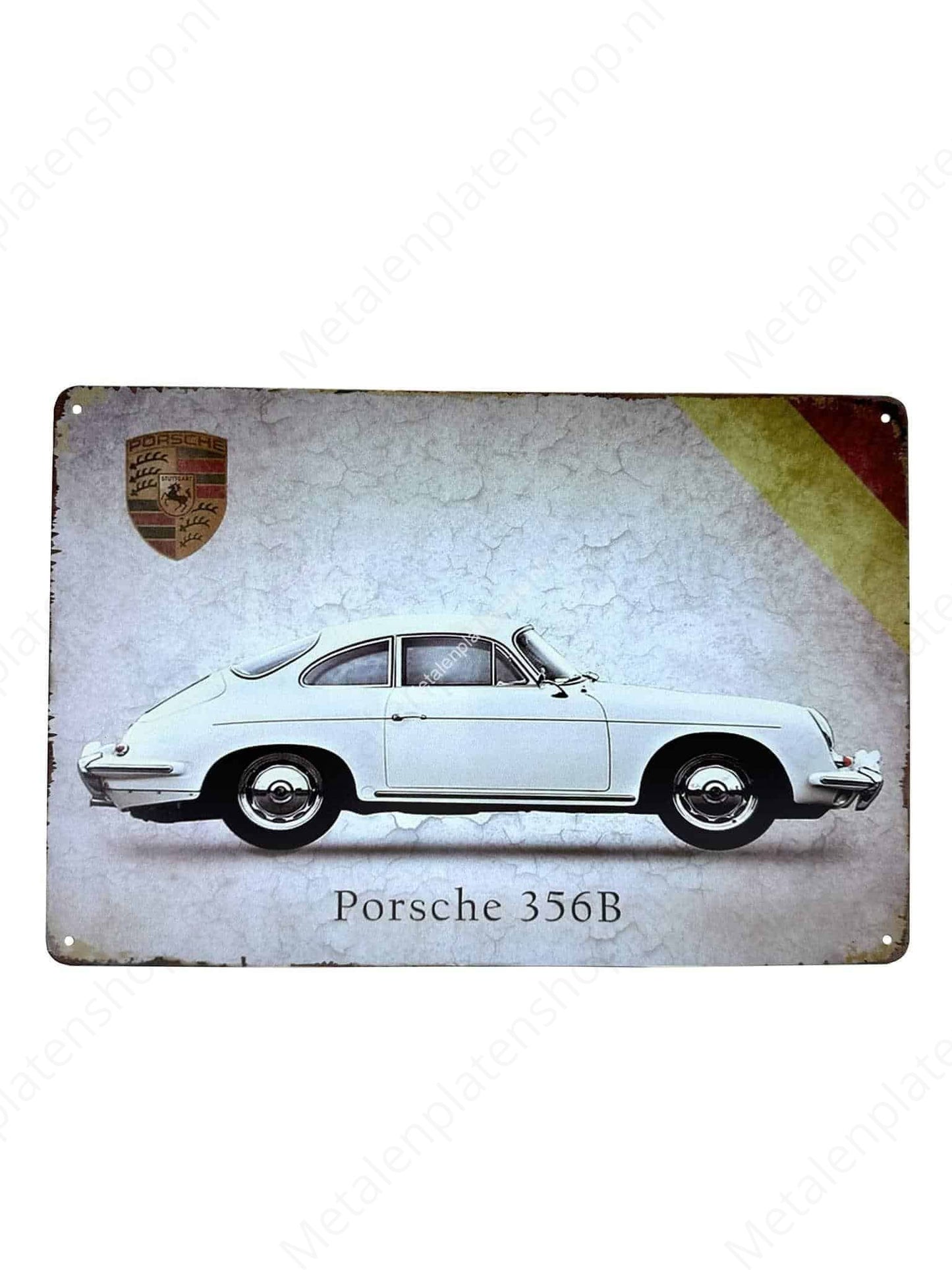 Porsche 356B - Metal Wall Sign