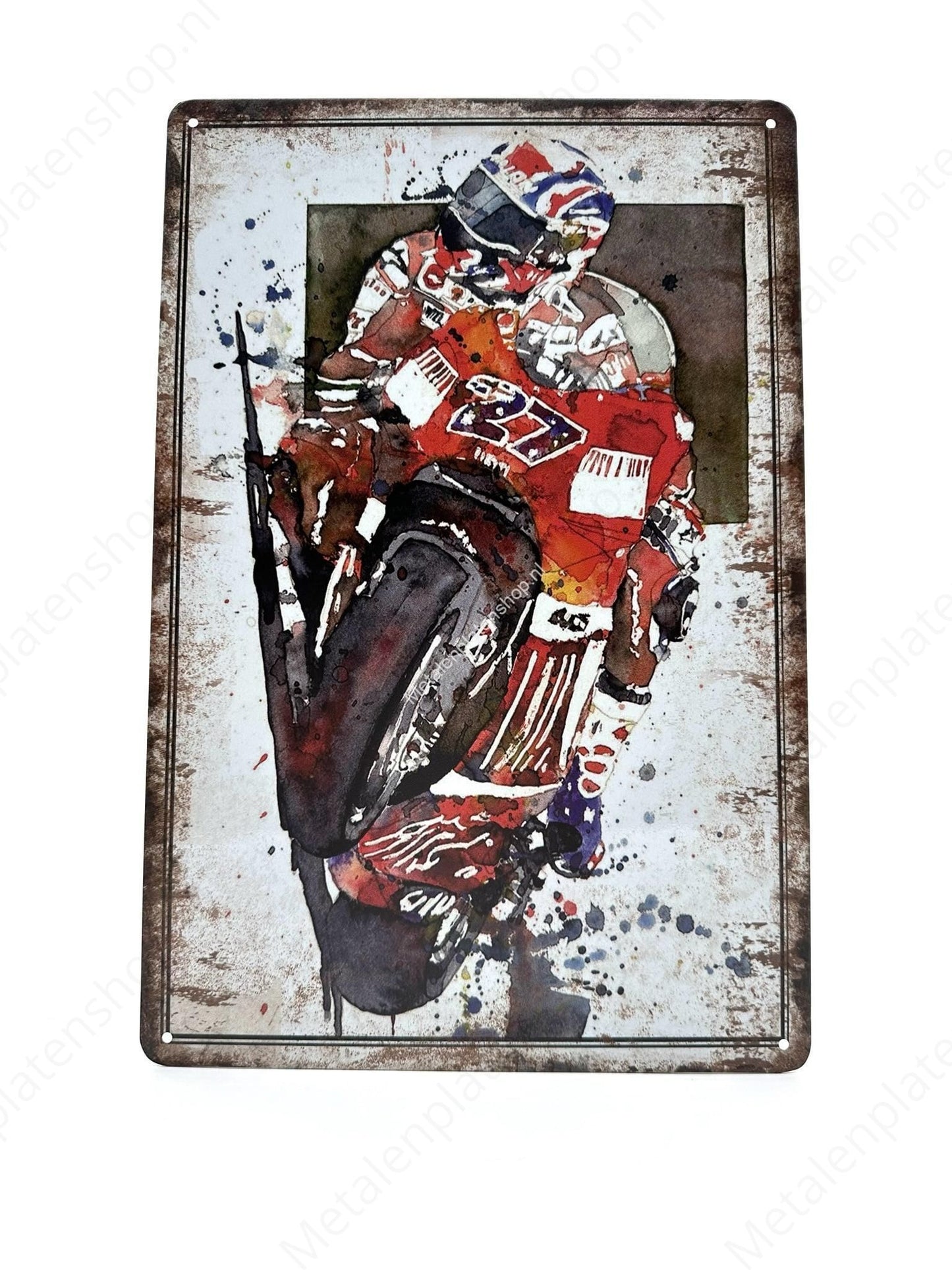 MotoGP - 27 - Casey Stoner - Metal Wall Sign