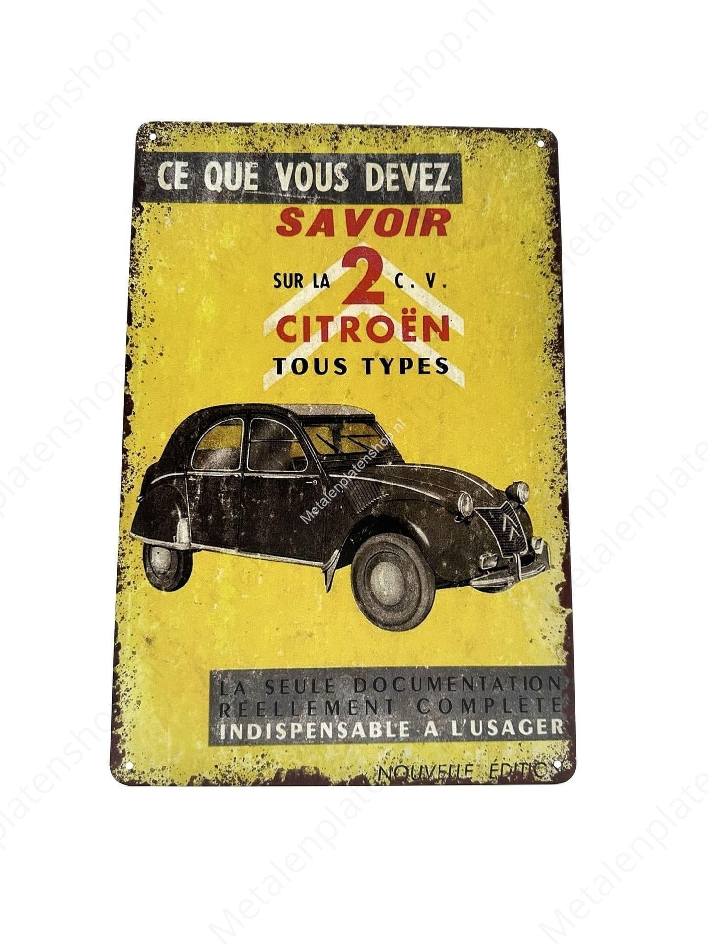 Zitrone - Ente - Savoir Sur La 2 CV