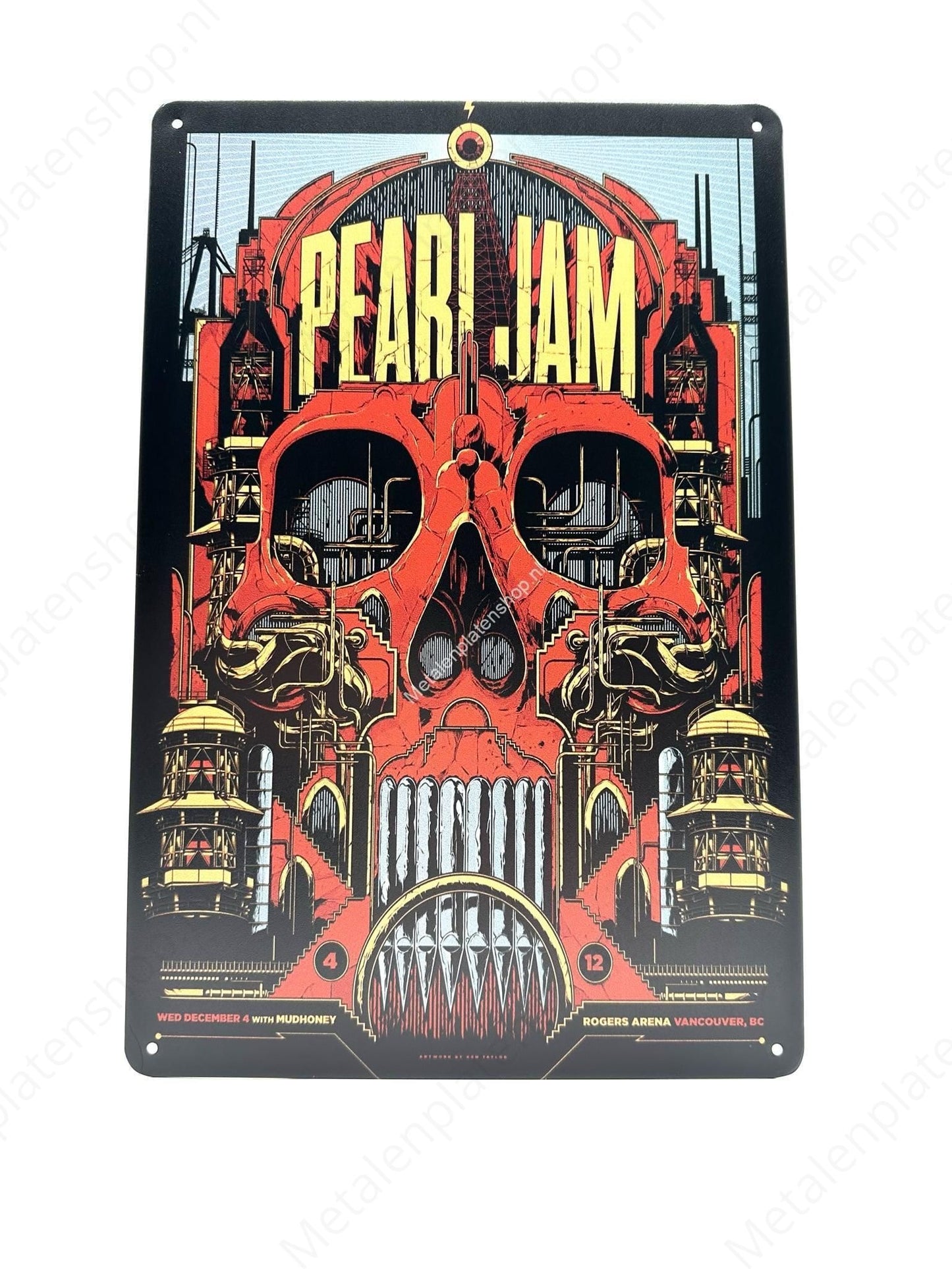 Pearl Jam - Poster - Metal Wall Sign