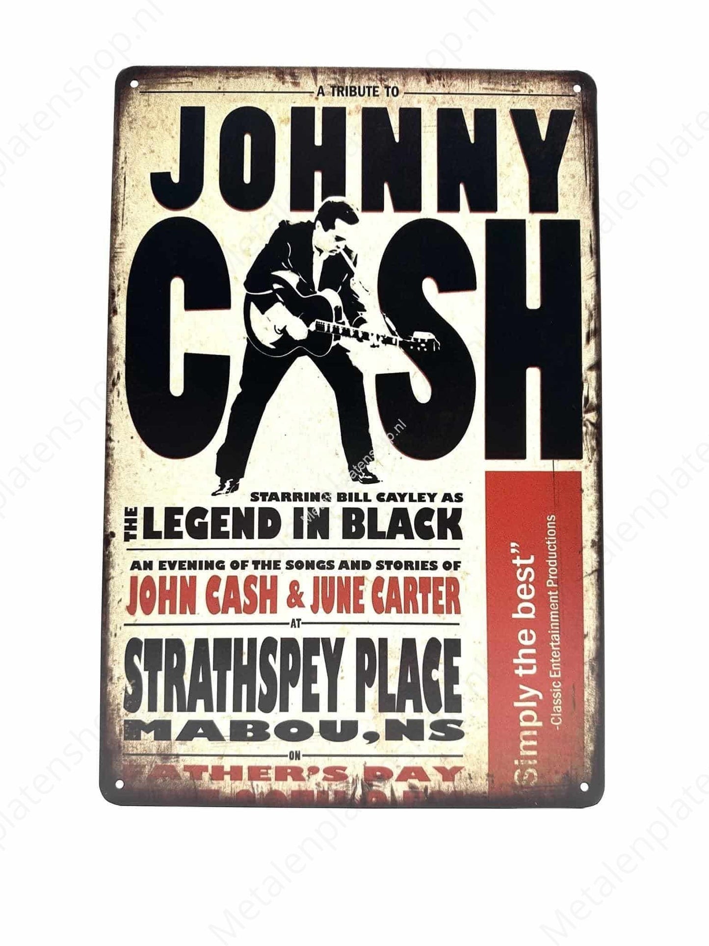 Johnny Cash - Die Legende in Schwarz - Poster