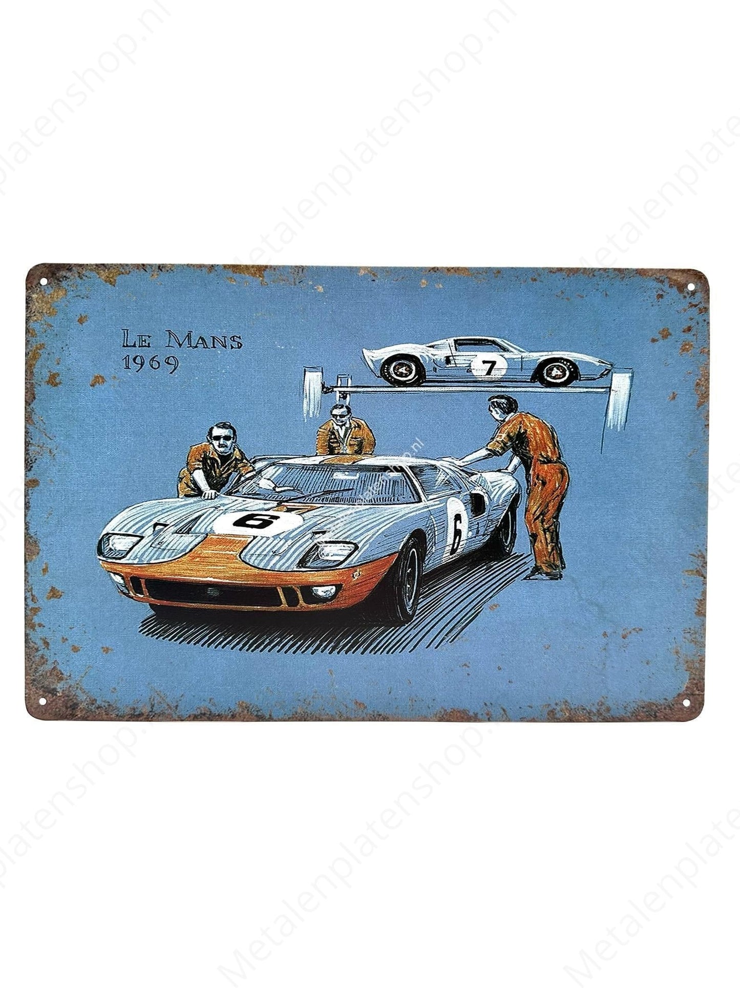 Le Mans 1969 - Ford - Metal Wall Sign