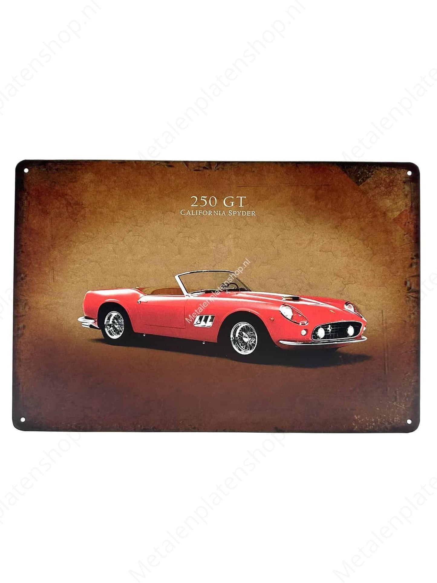 Ferrari - 250 GT - California Spyder - Metal Wall Sign