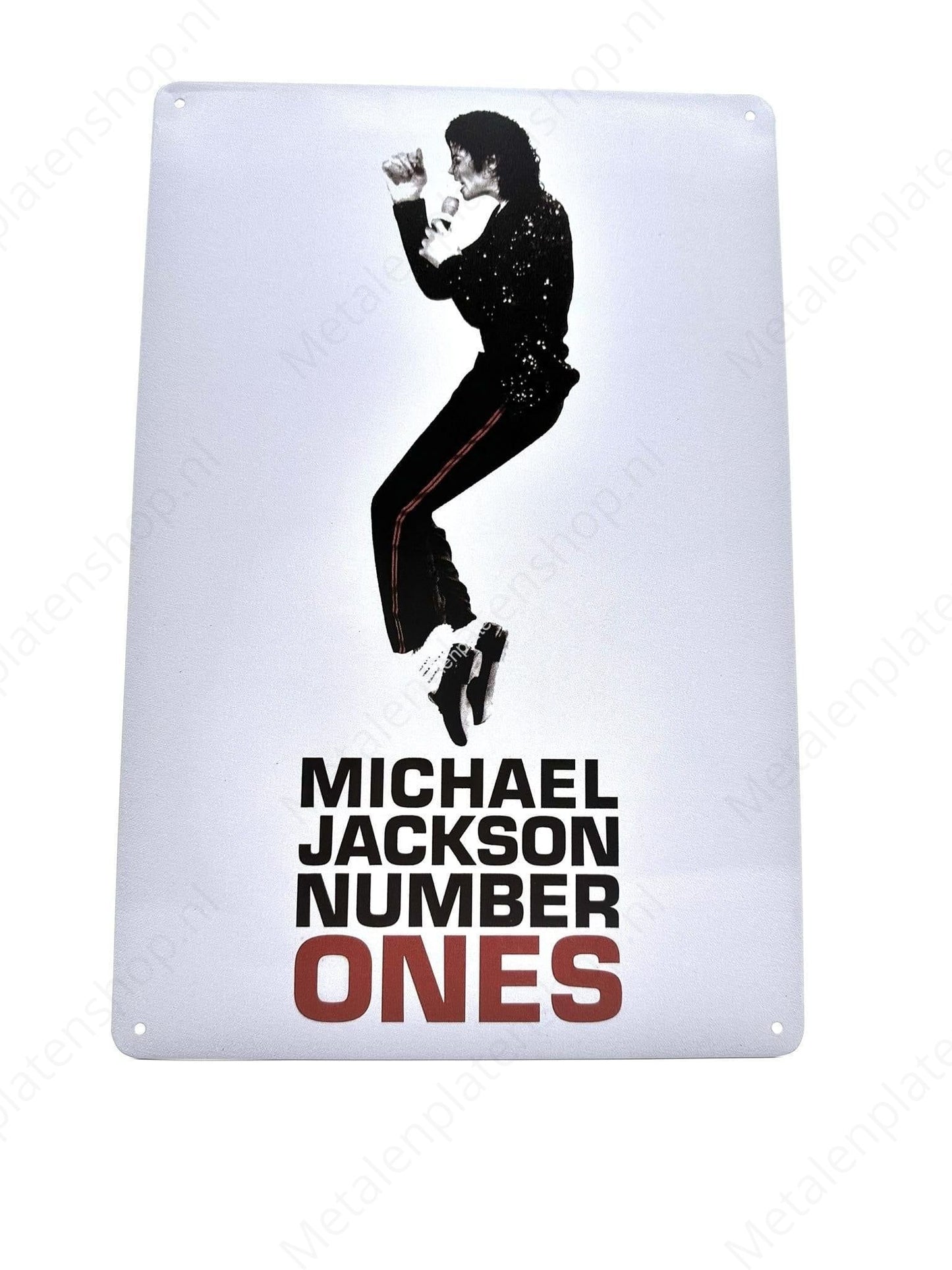 Michael Jackson - Number Ones - Metal Wall Sign