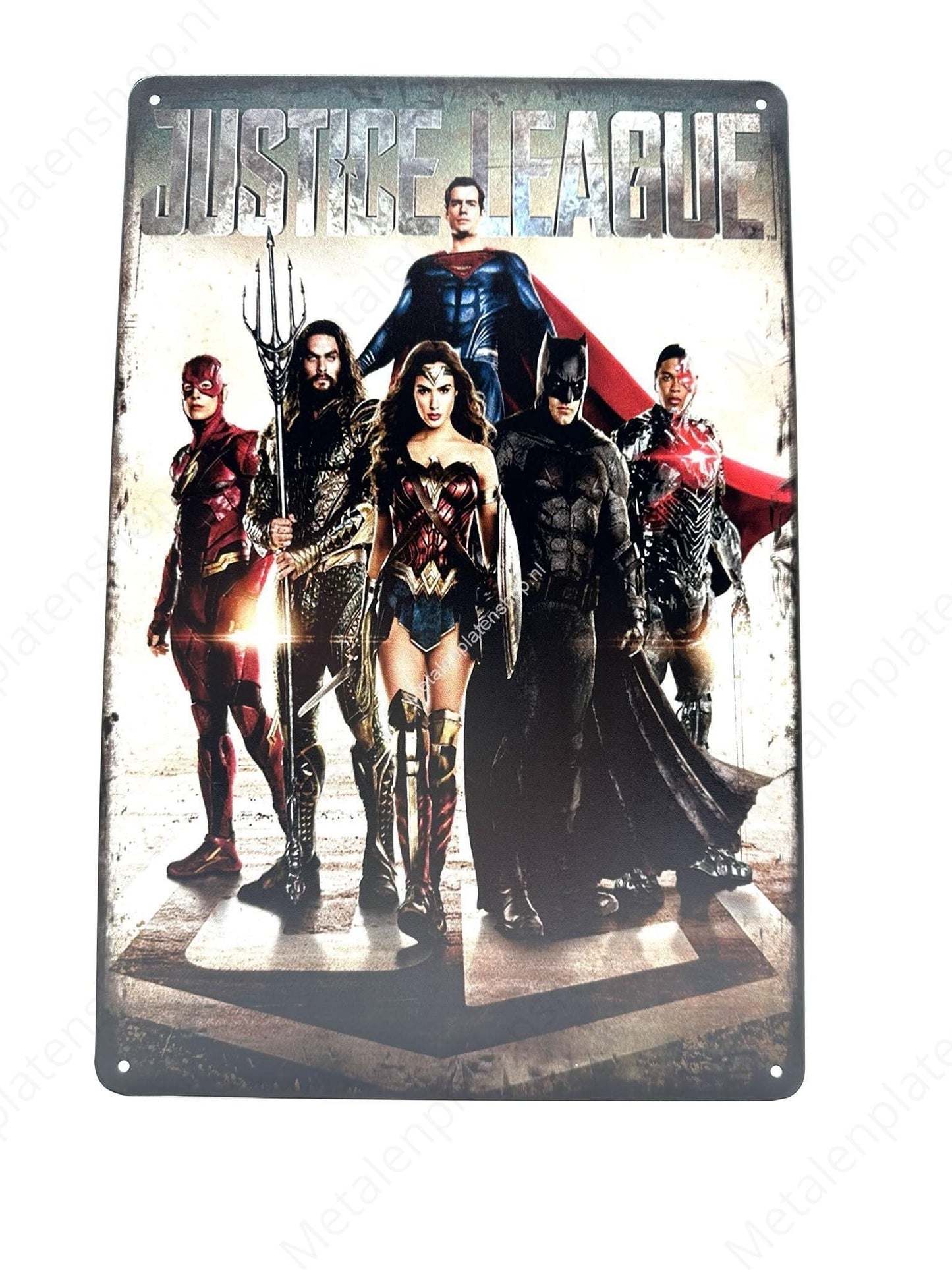 Justice League - Metal Wall Sign