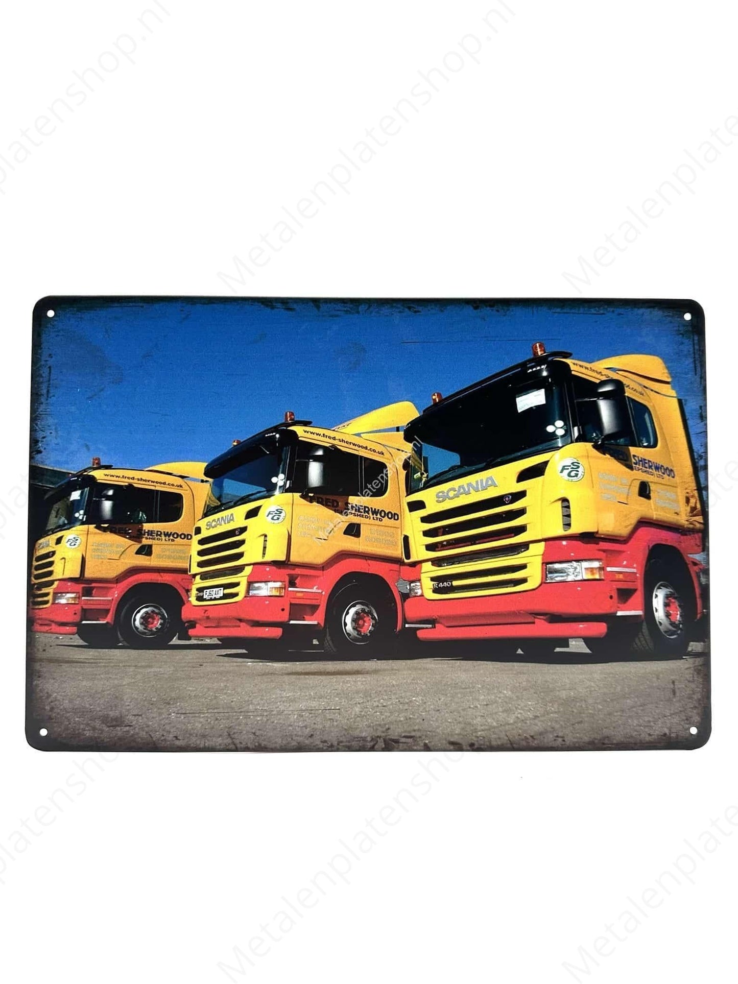 Scania - Sherwood - Metal Wall Sign