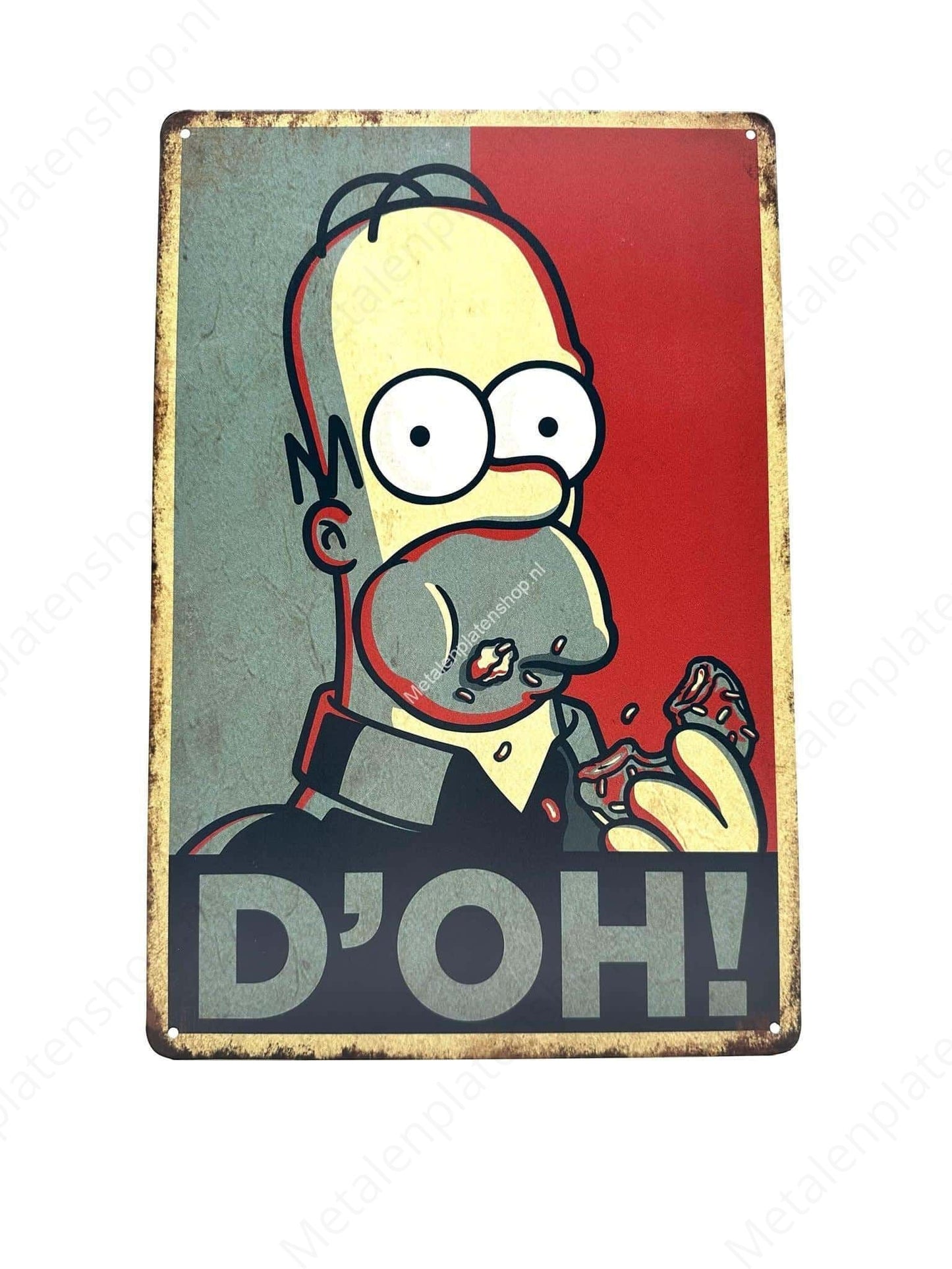 The Simpsons - Homer - DOH - Metal Wall Sign