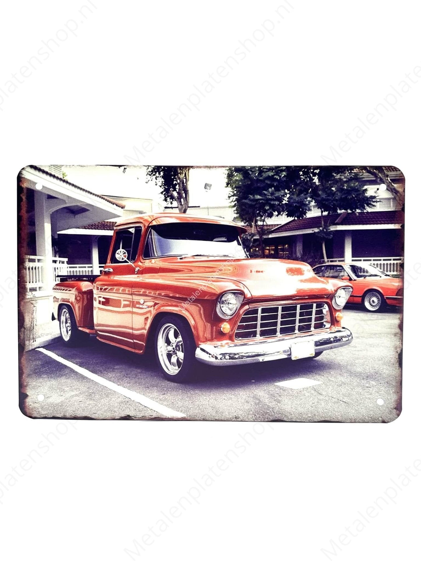 USA Pickup Truck - Metallwandschild