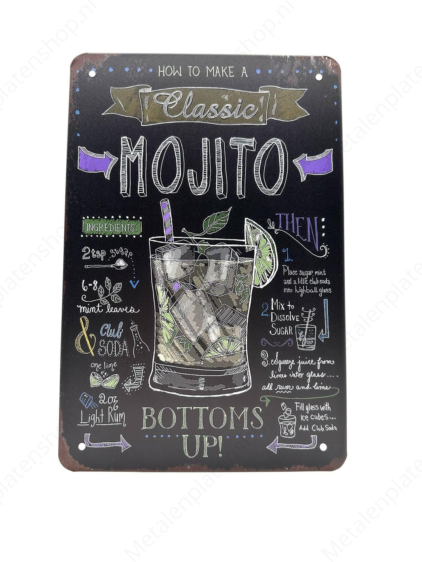 Wie man einen klassischen Mojito macht - Cocktails