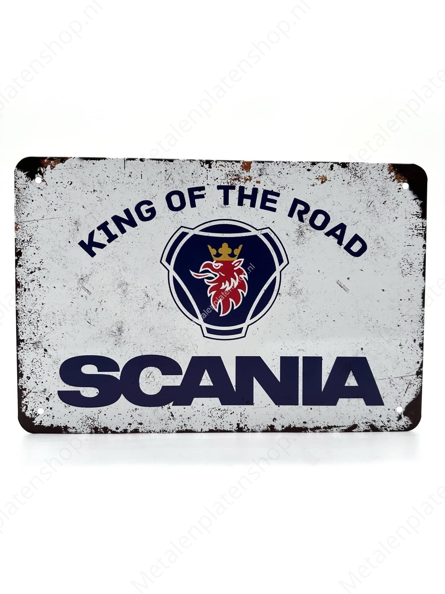 SCANIA - King of the Road - Metal Wall Sign