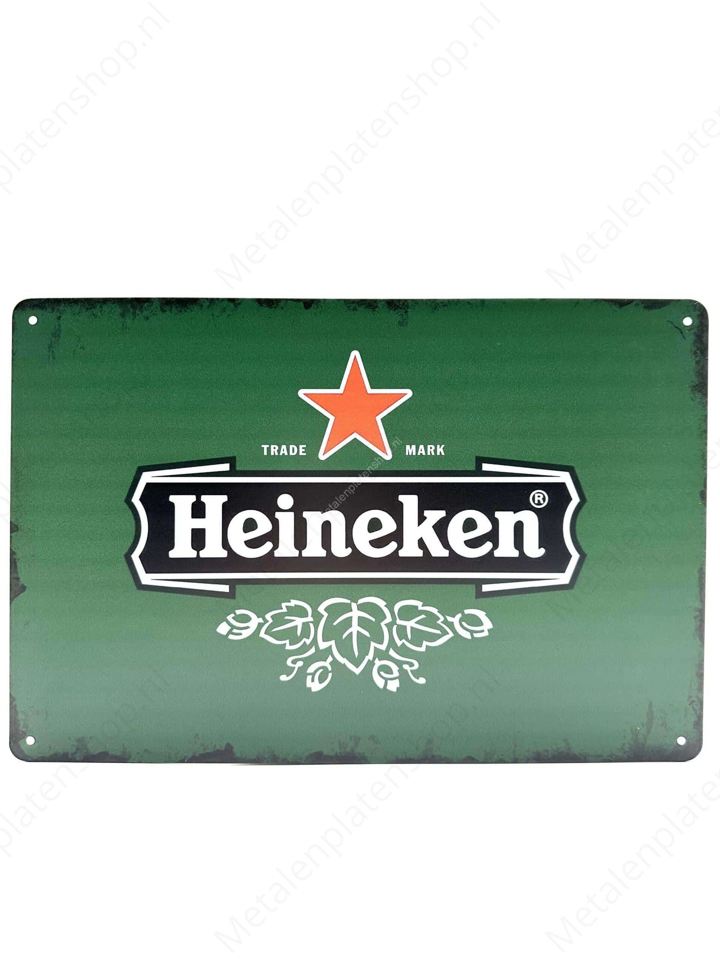 Heineken – Metall-Wandschild