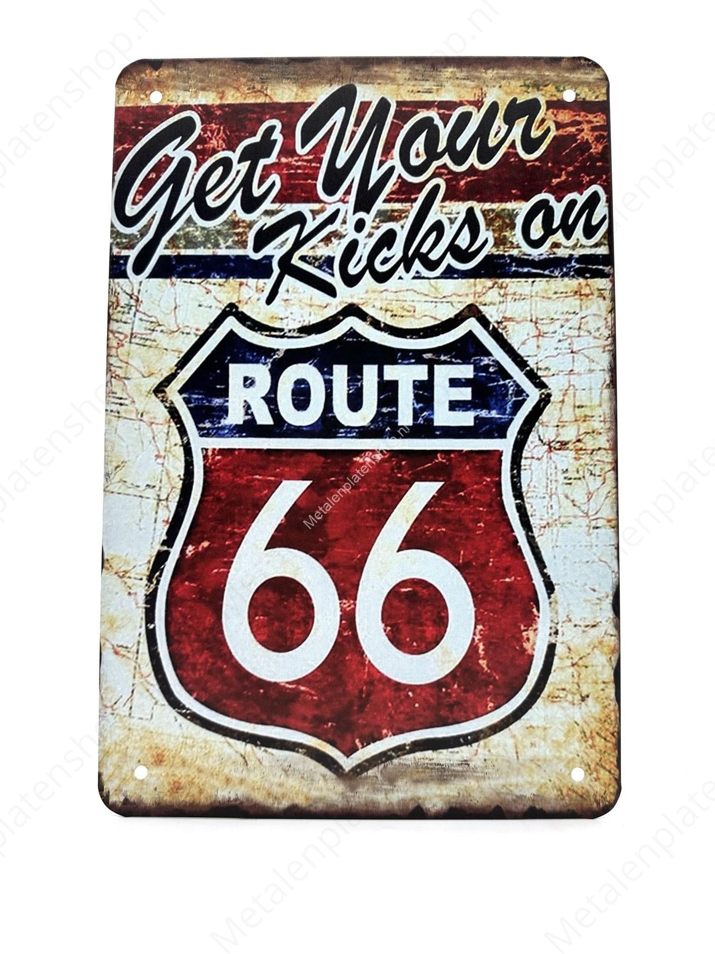Holen Sie sich Ihren Kick auf der Route 66 in den USA