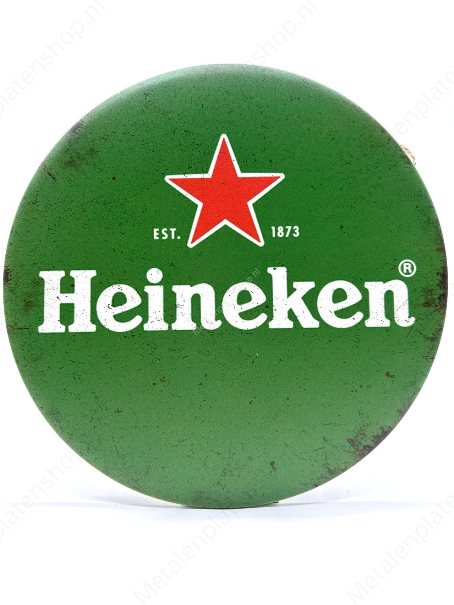 Heineken - Green - Round - Metal Wall Sign