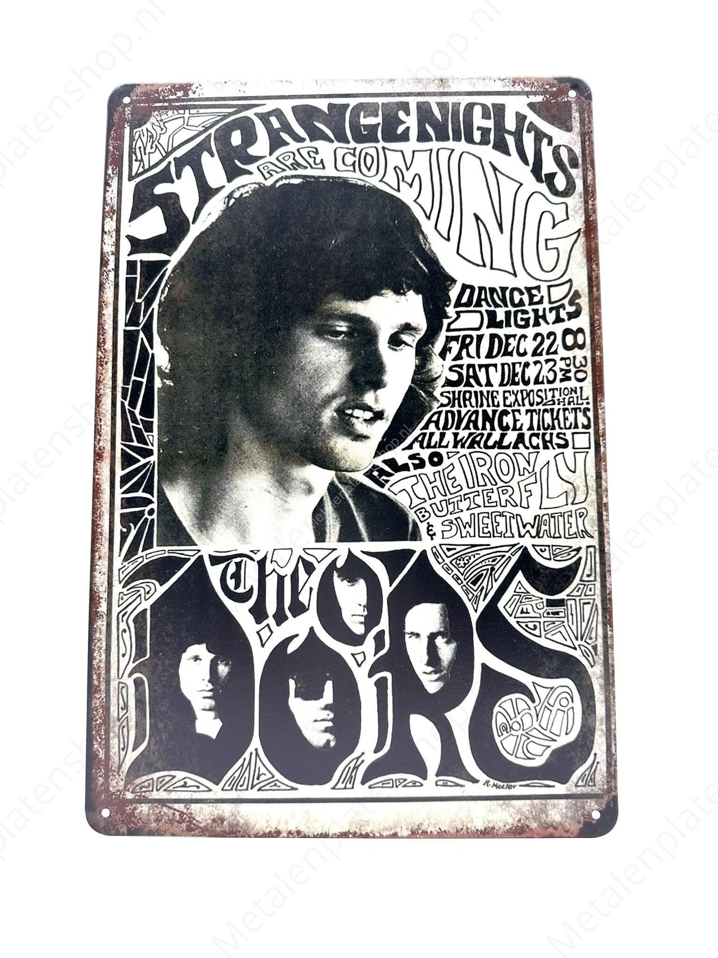 The Doors - Strange Nights - Metal Wall Sign