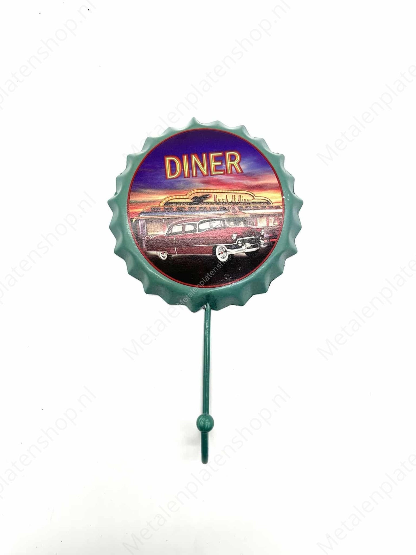 Diner Car Cap – Garderobe – Handtuchhaken – Metall-Wandschild
