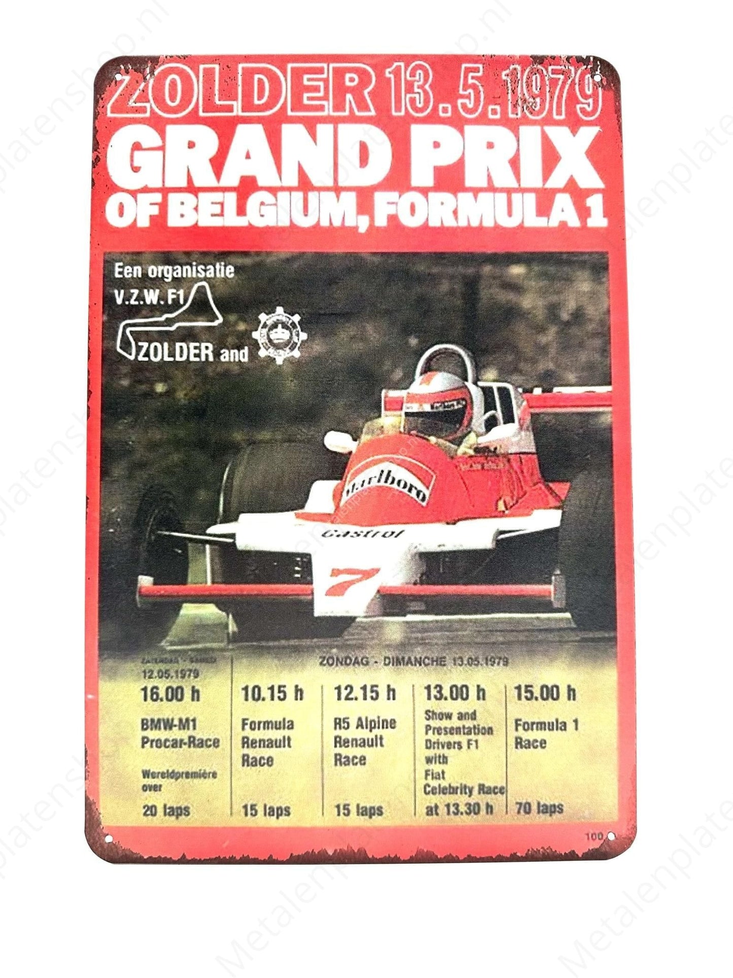 Großer Preis von Belgien – F1 Zolder – 13. Mai 1979