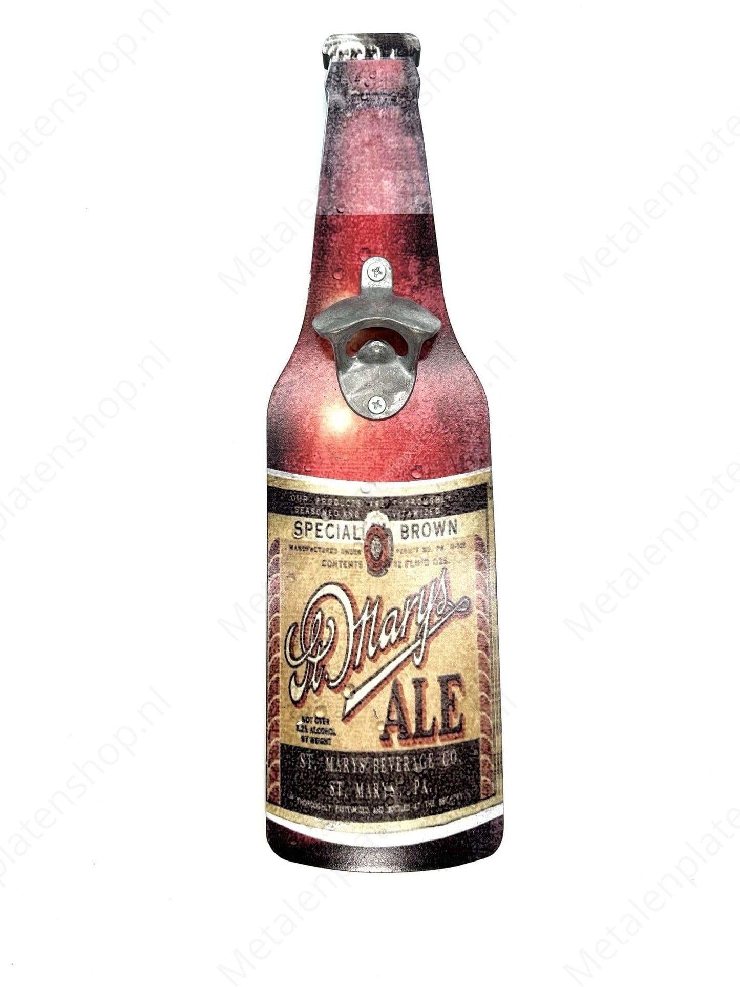 Beer Opener - Ale Marys - Metal Wall Sign