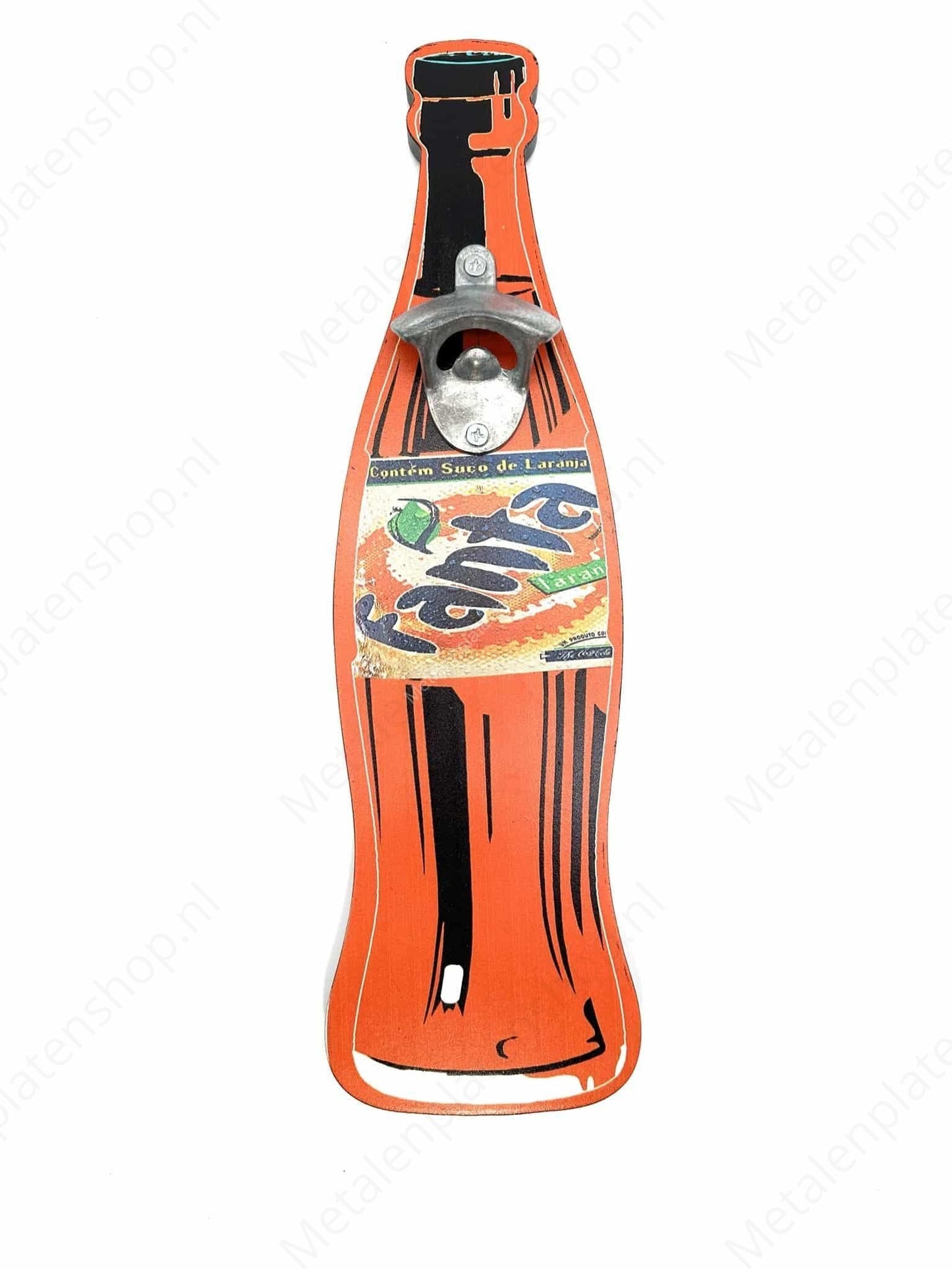 Bieröffner - Fanta - Metallwandschild