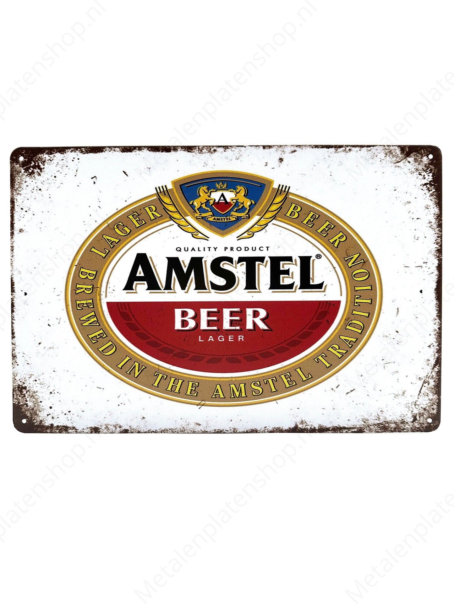 Amstel Beer - Metal Wall Sign