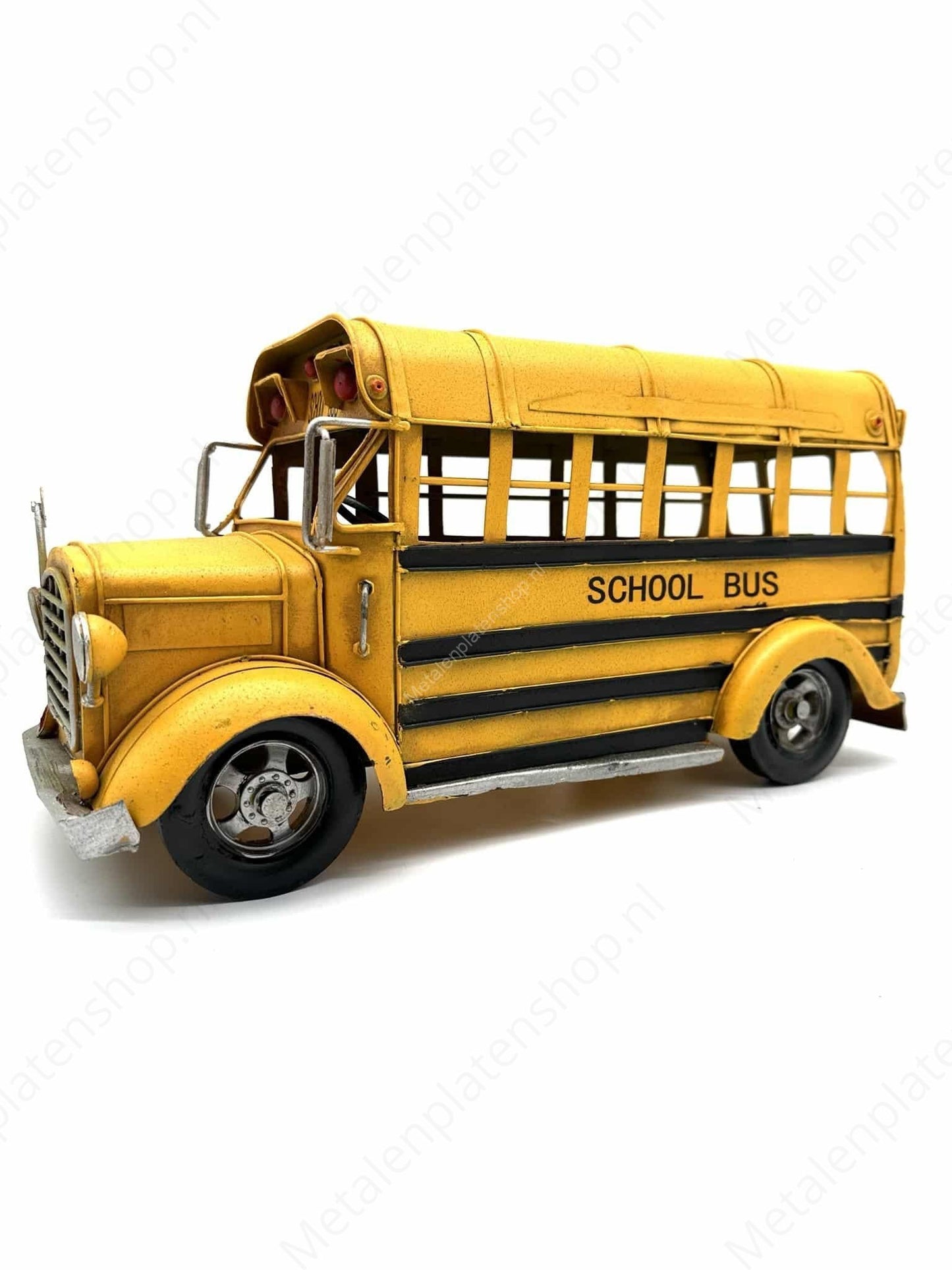 School Bus - Metal Vehicle Decoration - 41cm