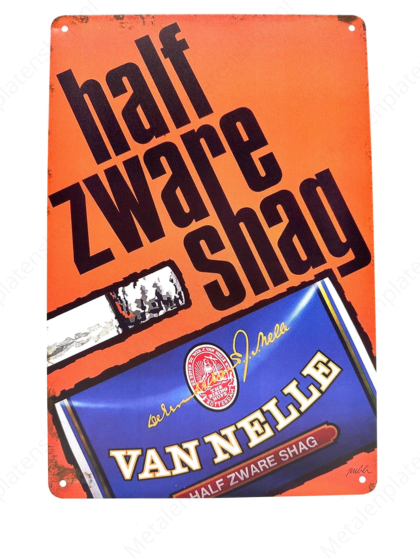 Half Heavy Shag - Van Nelle - Wandschild